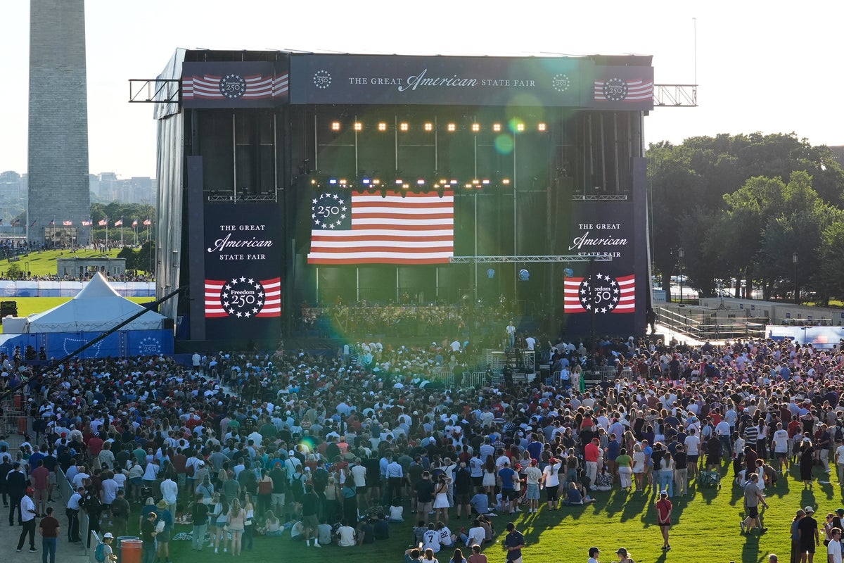 Trump przemawia na National Mall z okazji 250-lecia USA