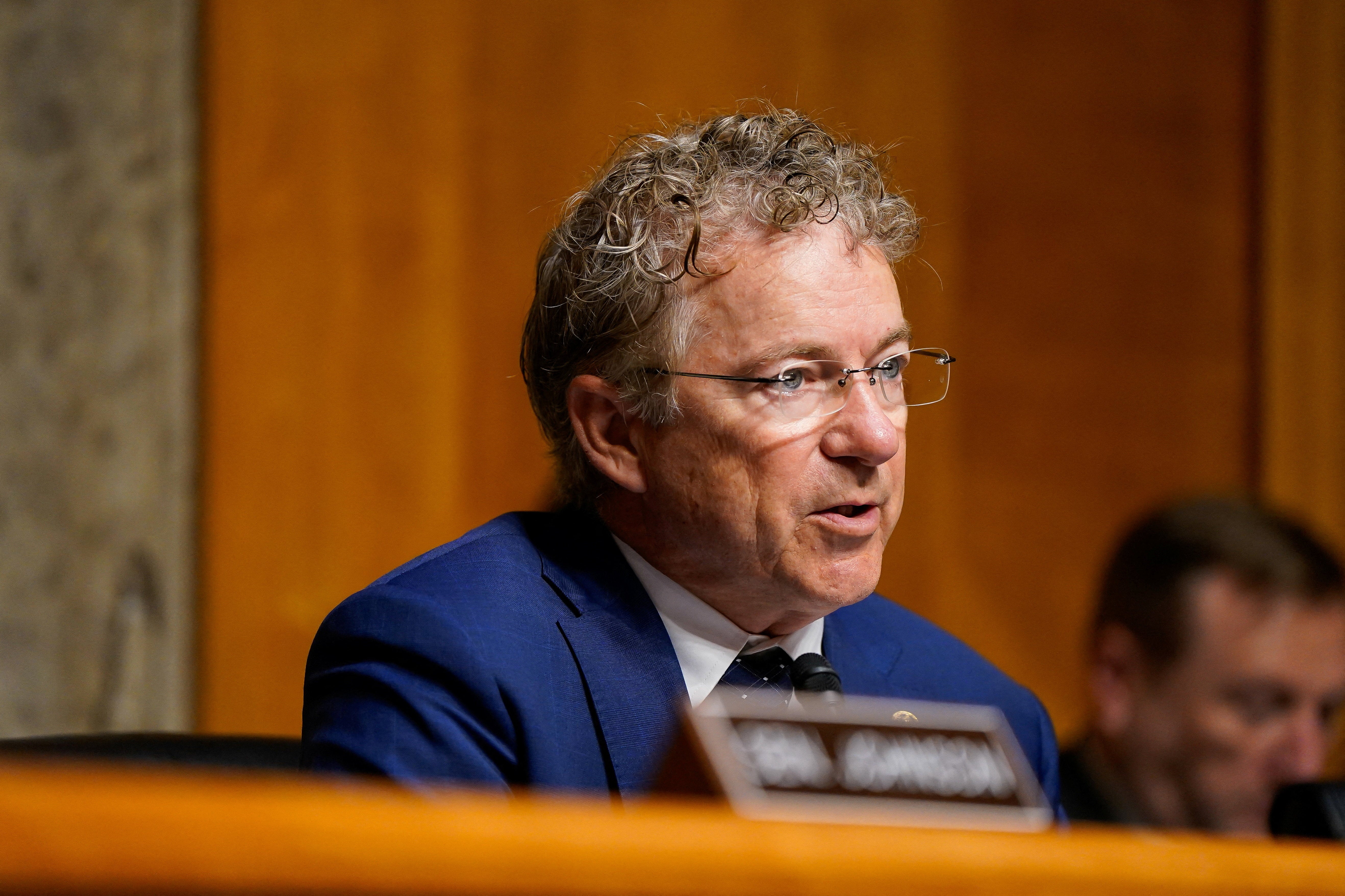 Rand Paul, who voted for previous War Powers resolutions, opposed Wednesday's measure and said his vote was aimed at giving Trump room to negotiate (Reuters)