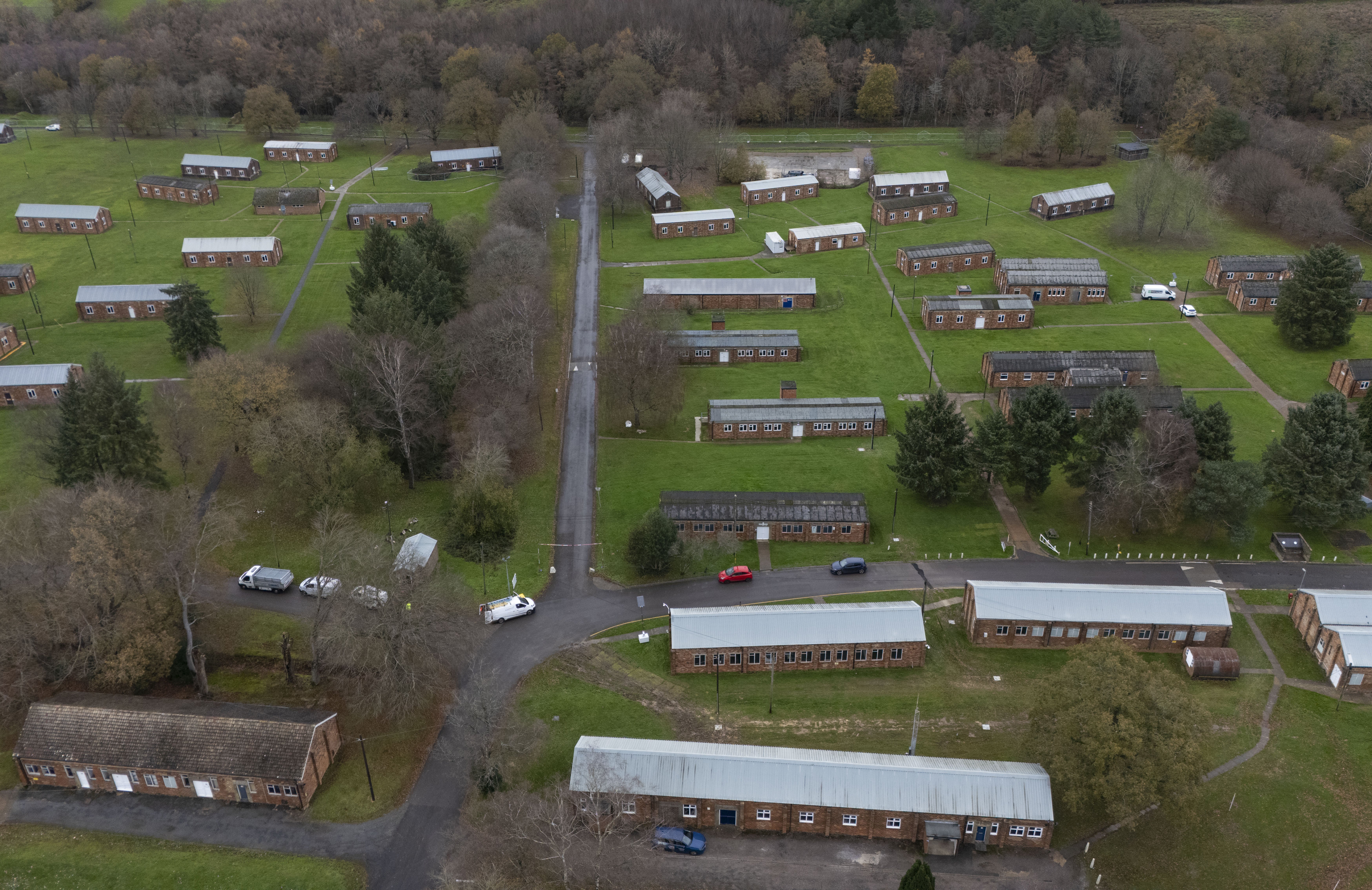 Crowborough army camp was previously used to house Afghan refugees