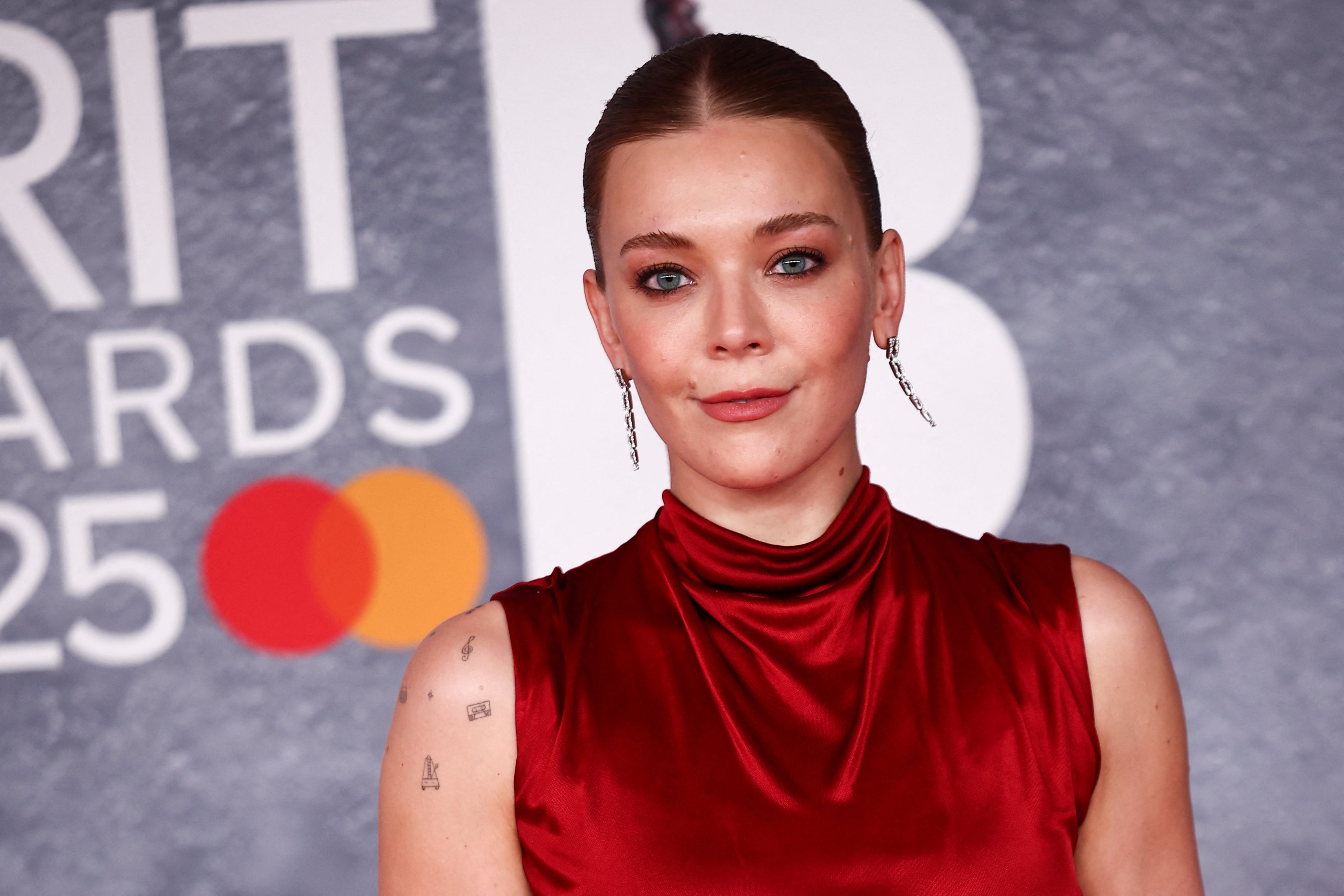 Becky Hill at the 2025 Brit Awards (AFP/Getty)