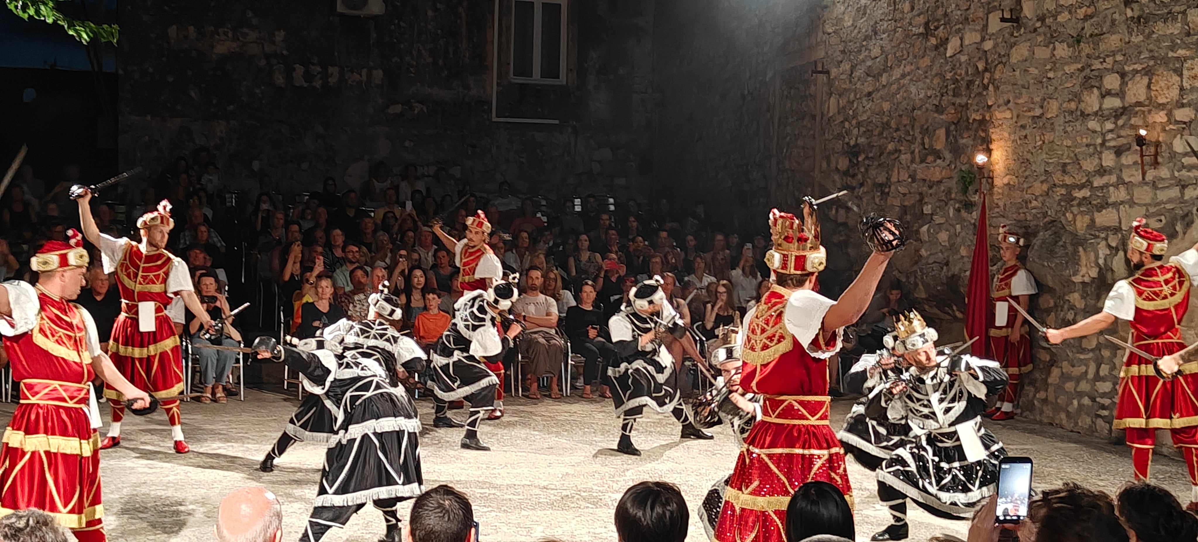 Korcula has its own unique sword-fighting show called Mareska