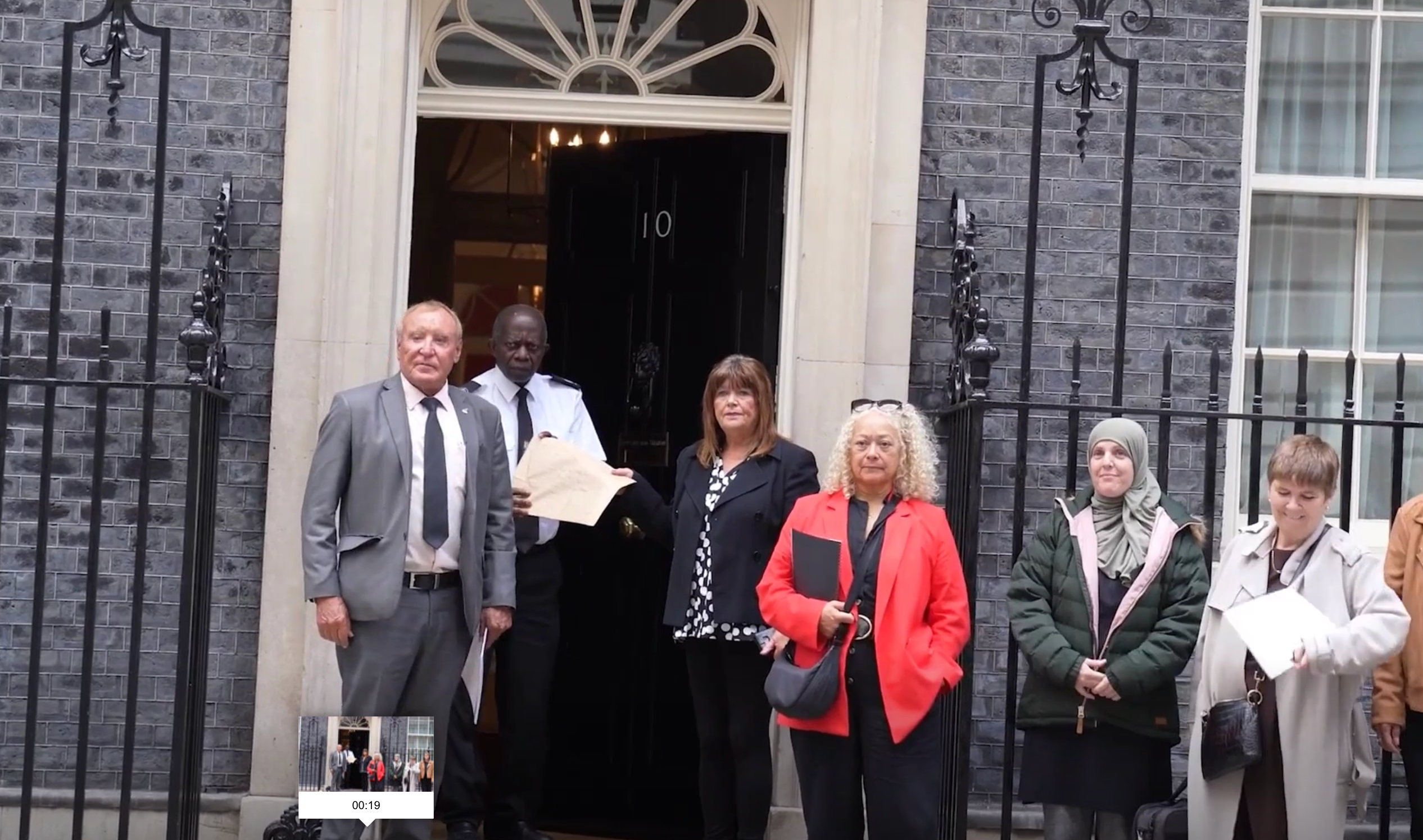 IPP campaigner Shirley Debono delivered a UN complaint about the jail term to No 10 last year