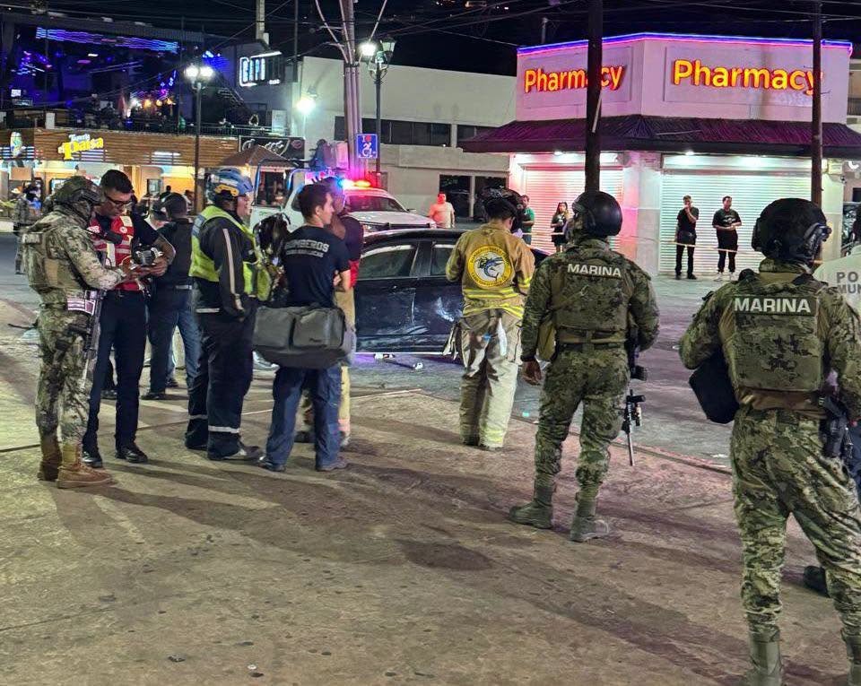The driver was injured and arrested on Thursday