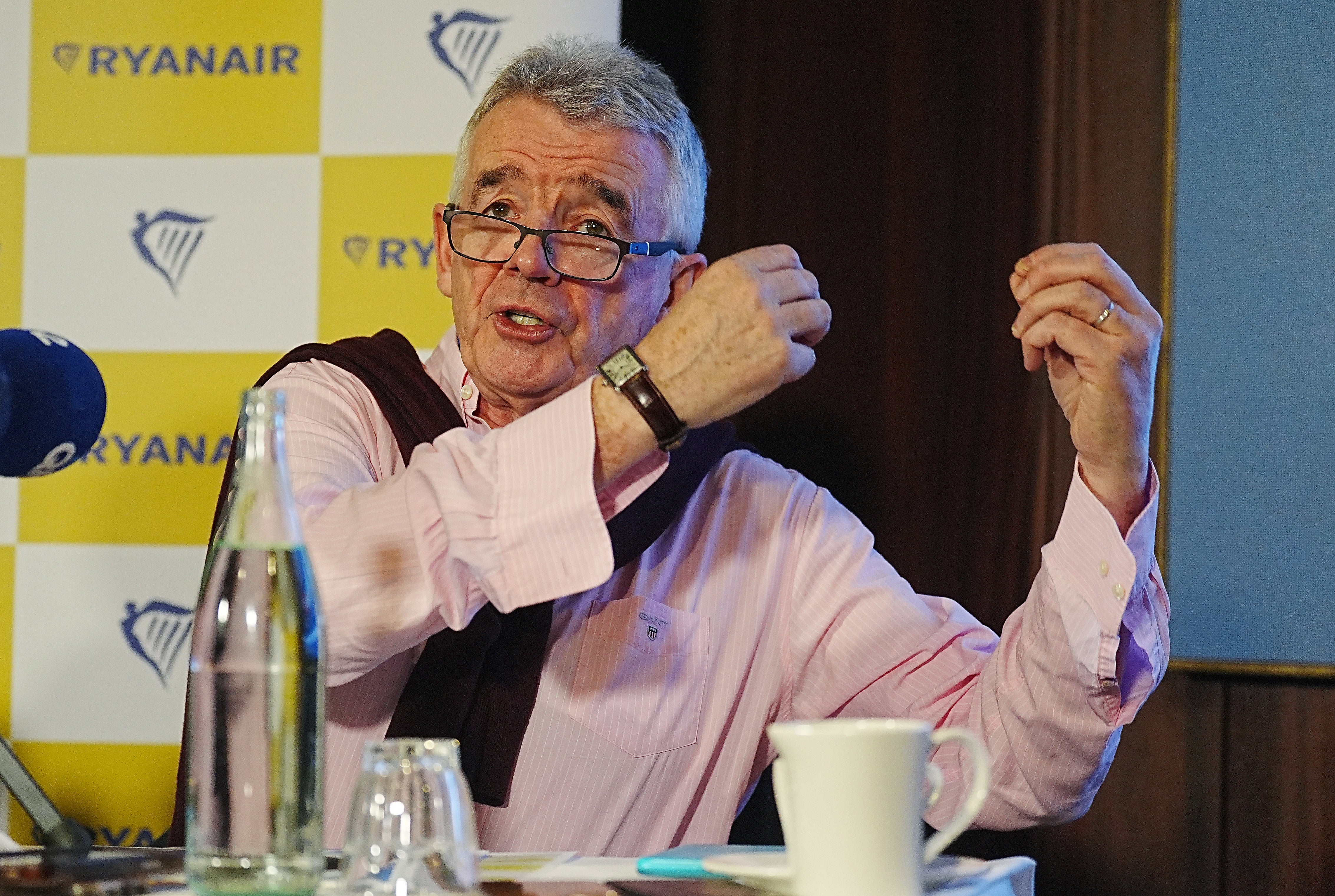 Ryanair boss Michael O’Leary accused the CMA of being ‘misguided’ (Brian Lawless/PA)
