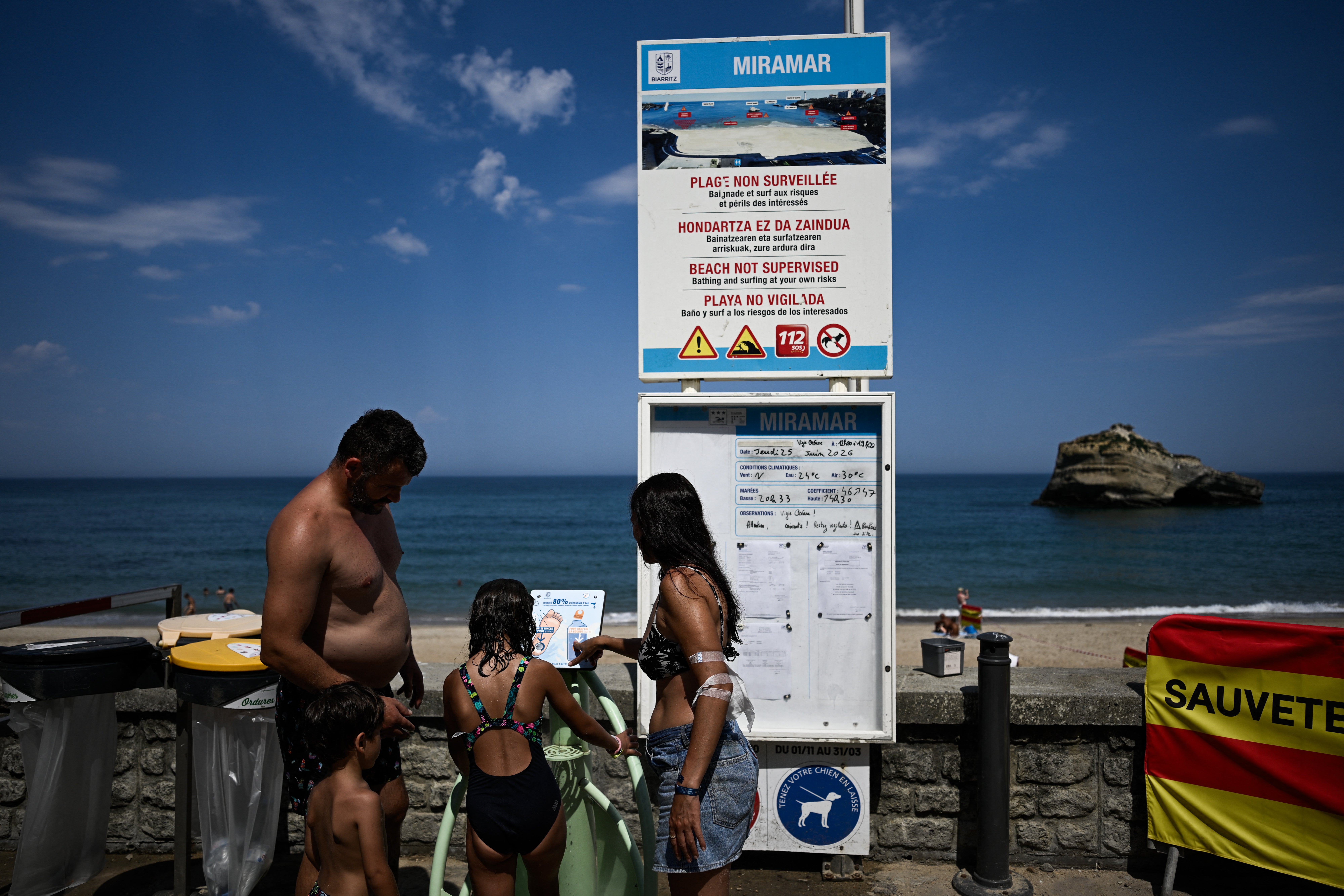 Temperatures have surpassed 40C in the capital of Paris