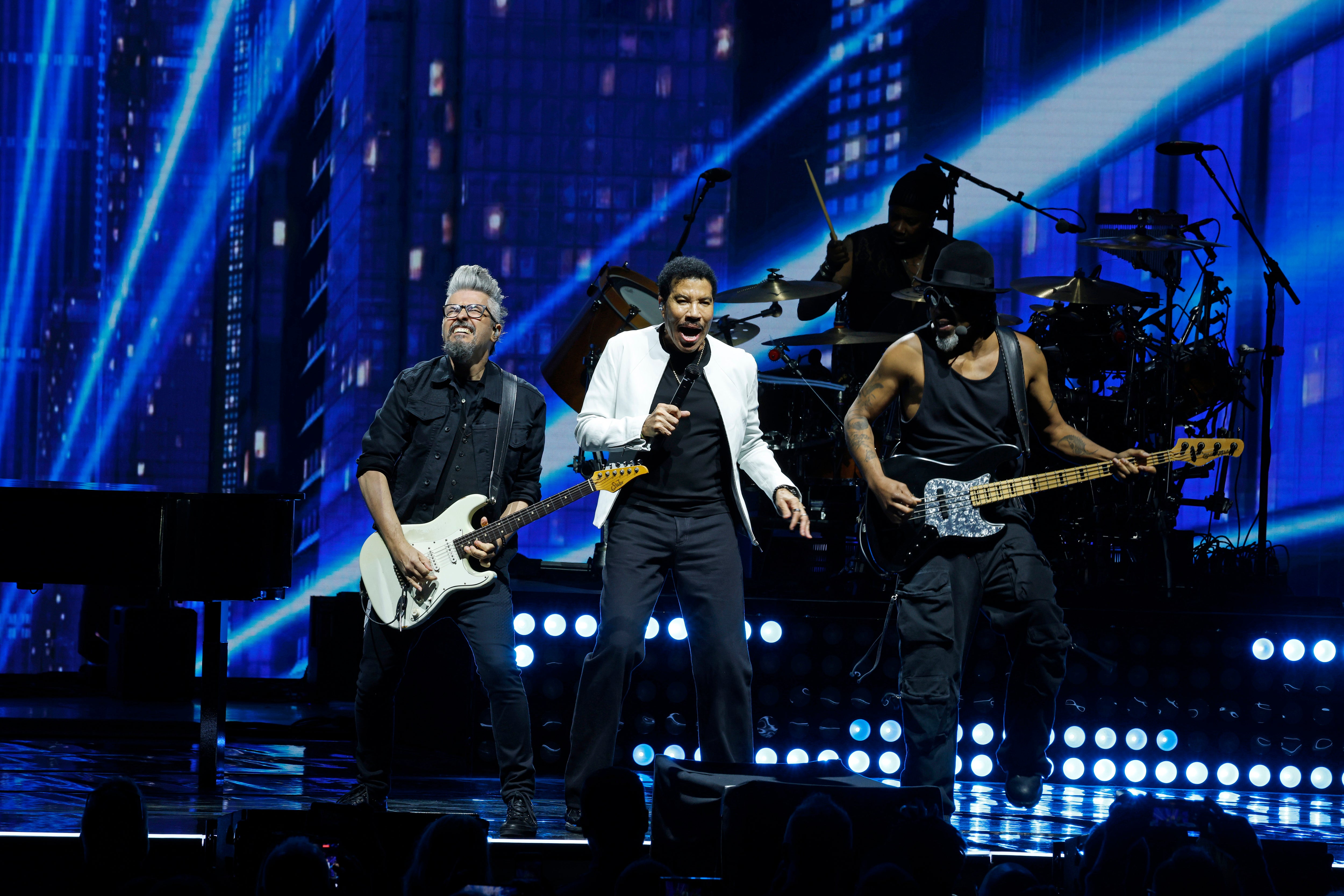 Wednesday's concert was the opening night of Richie's Sing a Song All Night Long tour with Earth, Wind & Fire (Getty)
