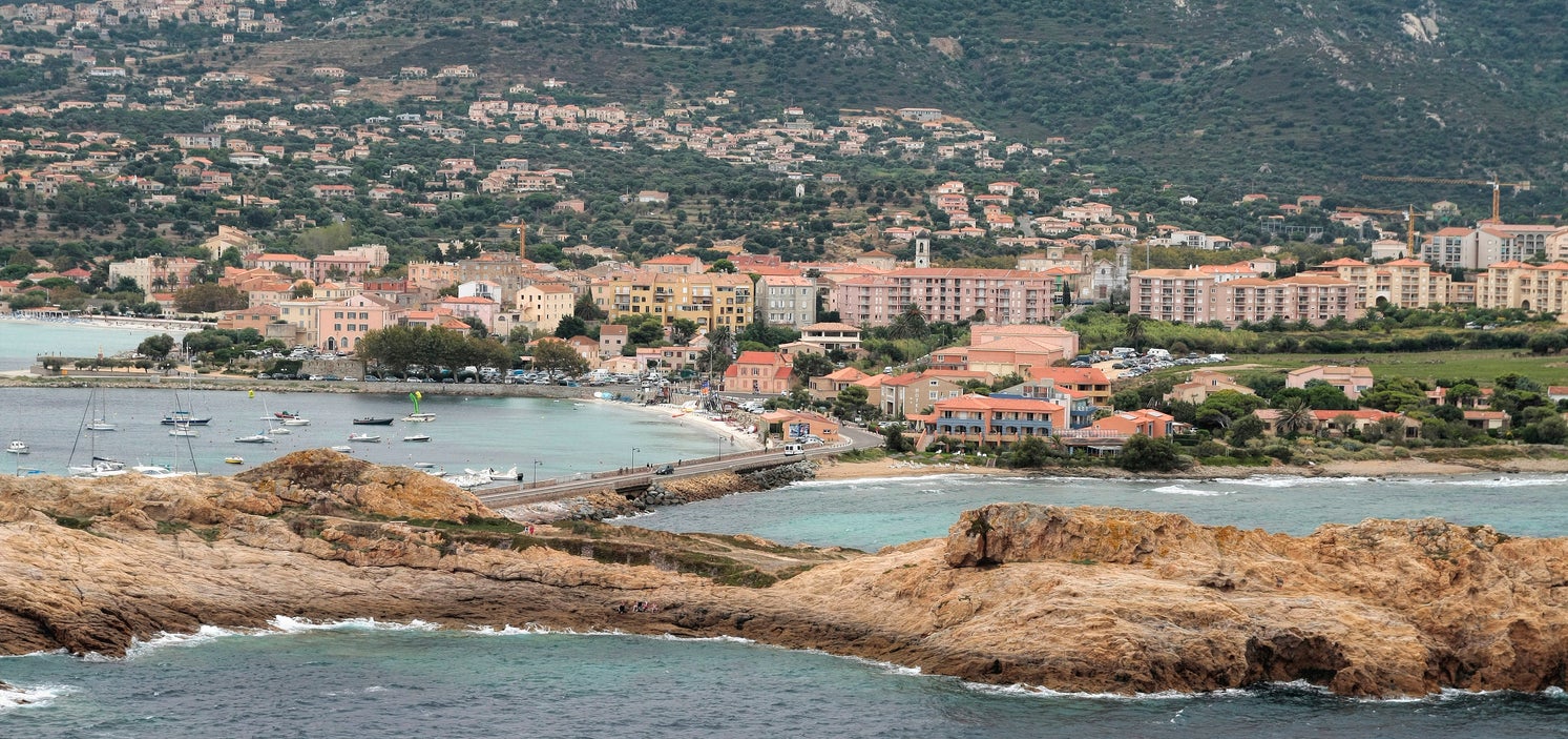 L’Île-Rousse is a seaside town in north-west Corsica