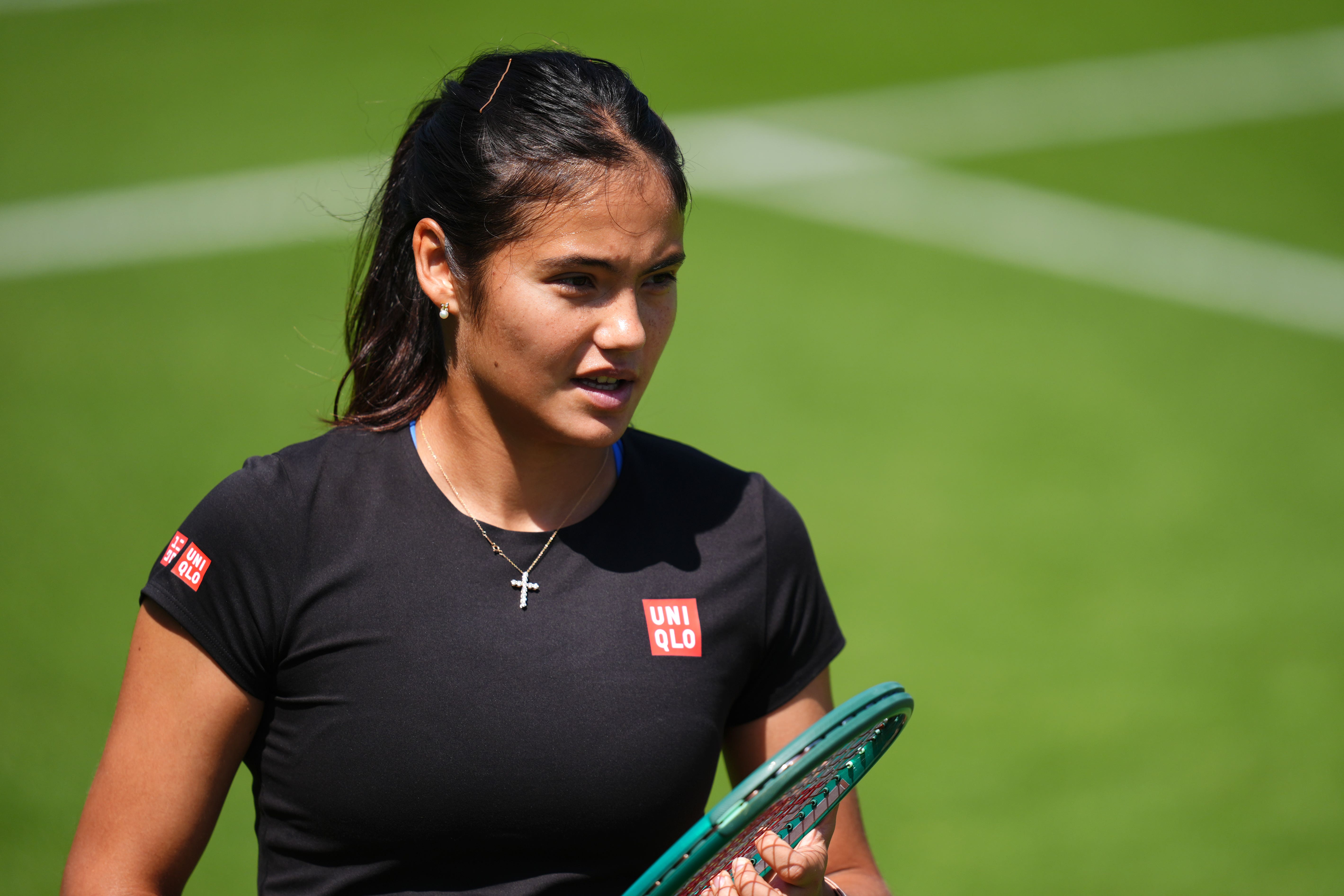 Emma Raducanu is an injury doubt on the eve of Wimbledon