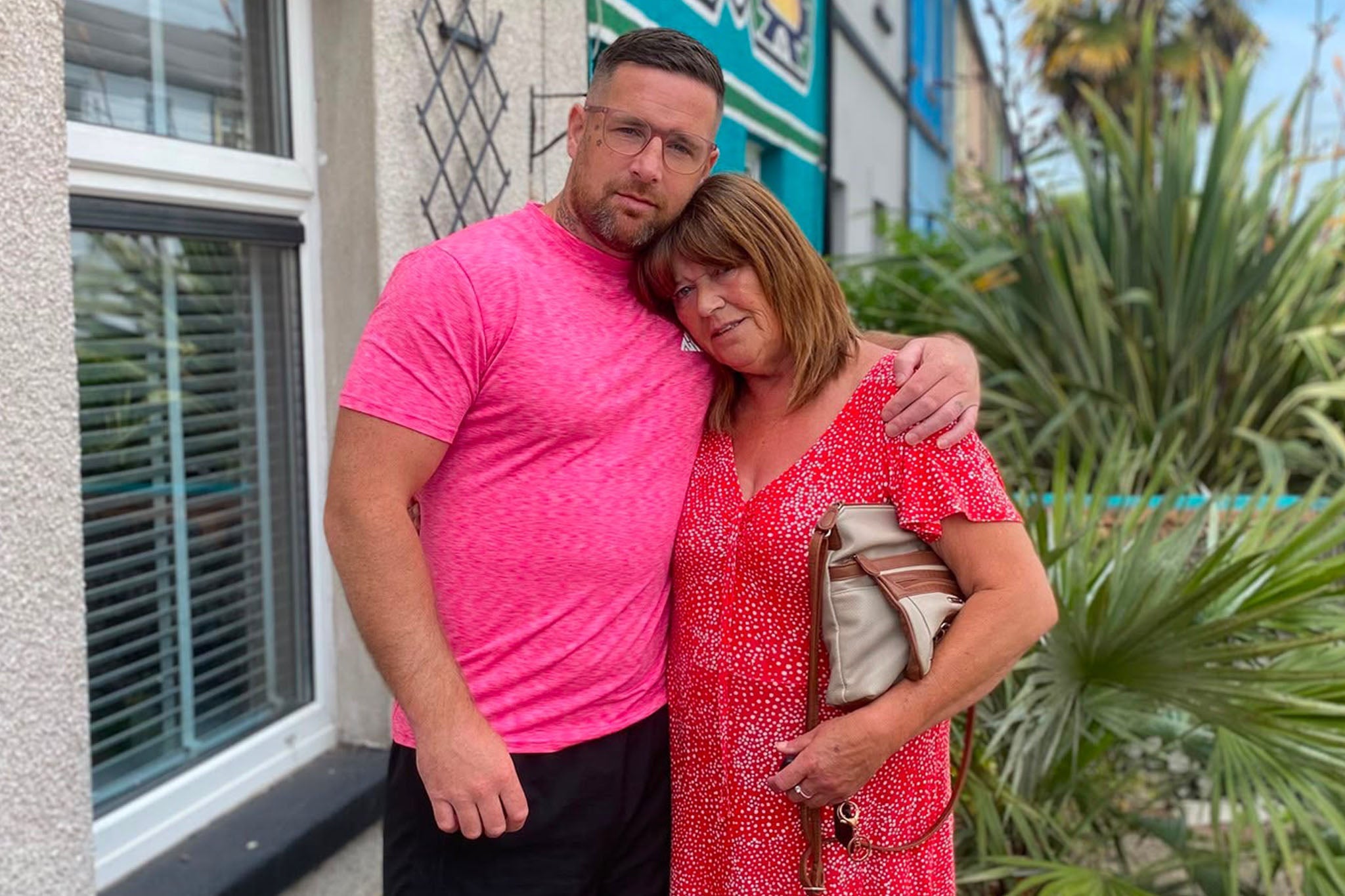 Shirley Debono and her son Shaun Lloyd