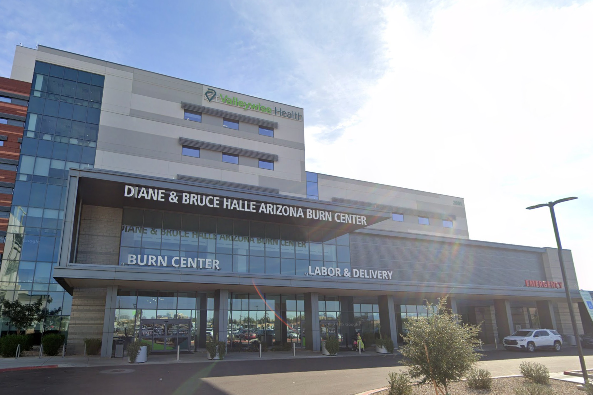 Summer was transferred to the  Valleywise Burn Center and is expected to remain in the ICU for an extended period of time (Google Street View)