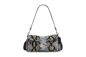Coach tabby 26 beaded snake shoulder bag