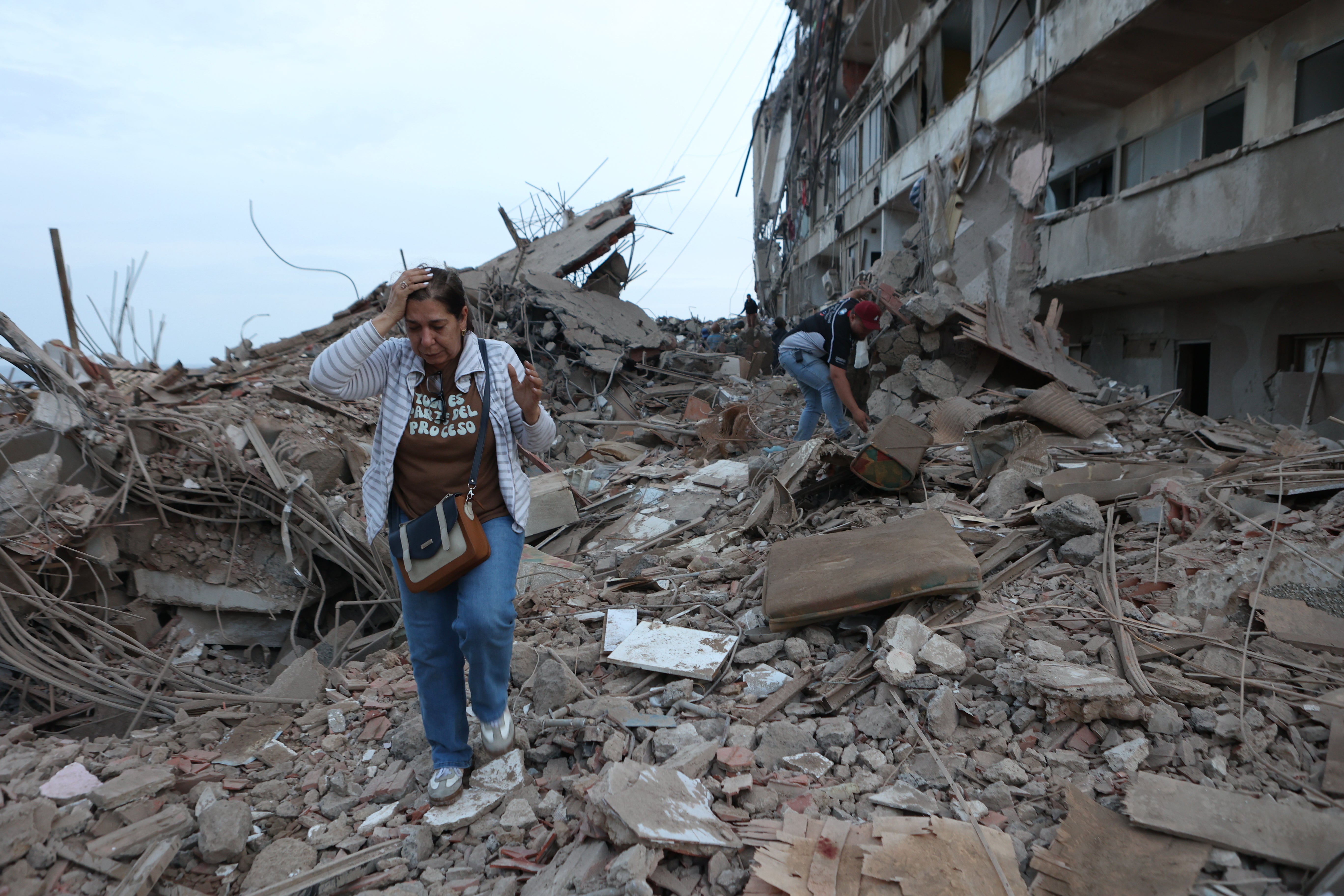 Search operations to find survivors are ongoing as loved ones fear the worst