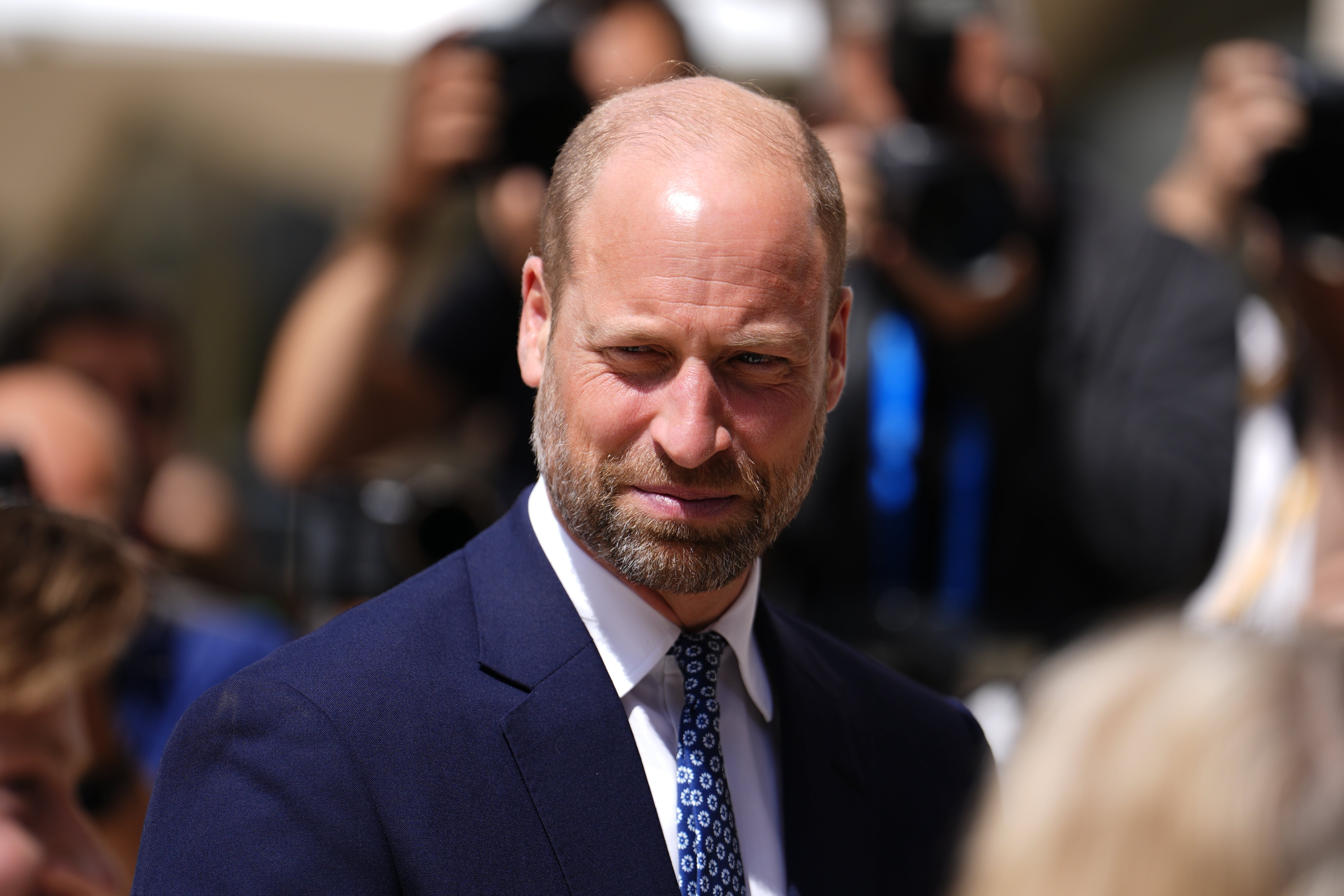 Prince William, 44, is first in line to the British throne (Getty)