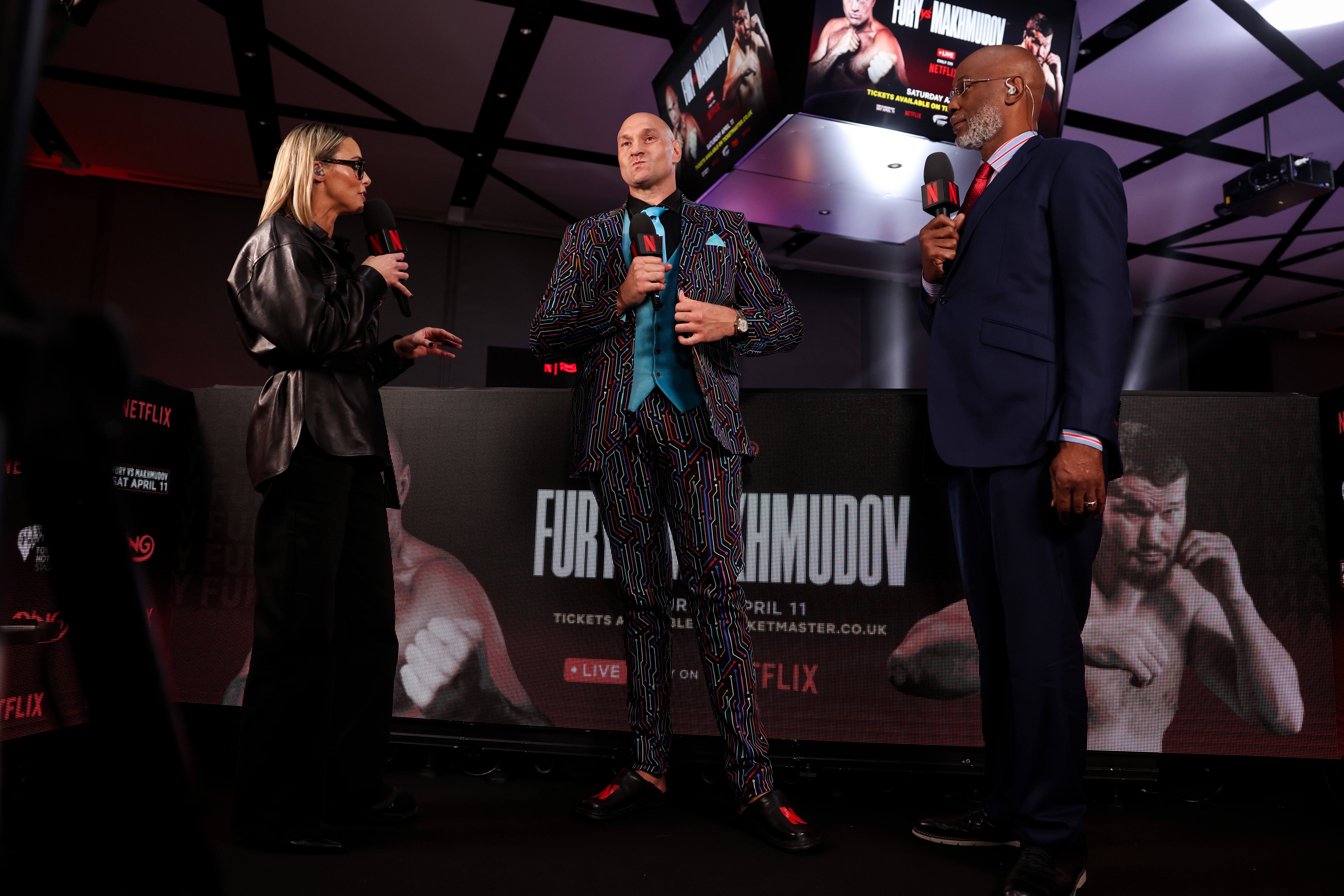 Woolhouse interviewing Tyson Fury earlier this year