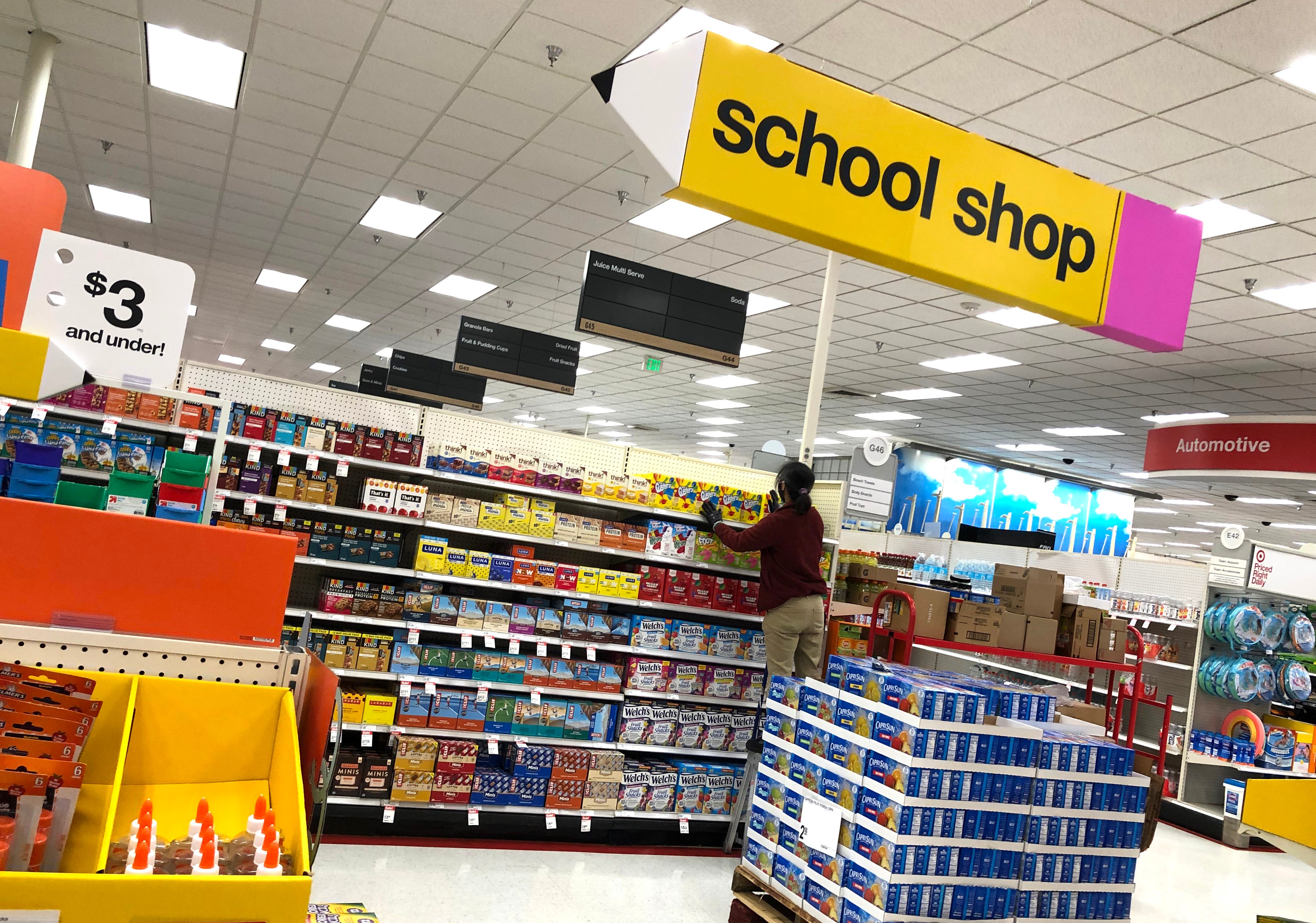 The early back-to-school rollout, arriving a month earlier than last year, is part of Target’s turnaround strategy under new CEO Michael Fiddelke (Getty)