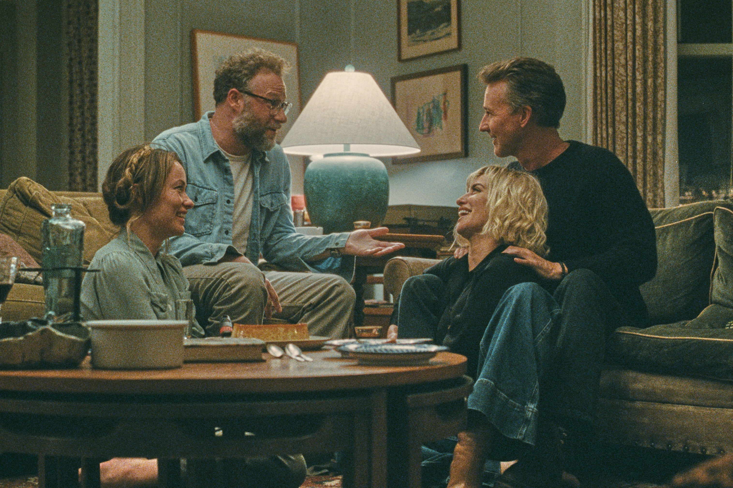 Wilde hat für ihren dritten Spielfilm „The Invite“ mit Seth Rogen, Penélope Cruz und Edward Norton geworben
