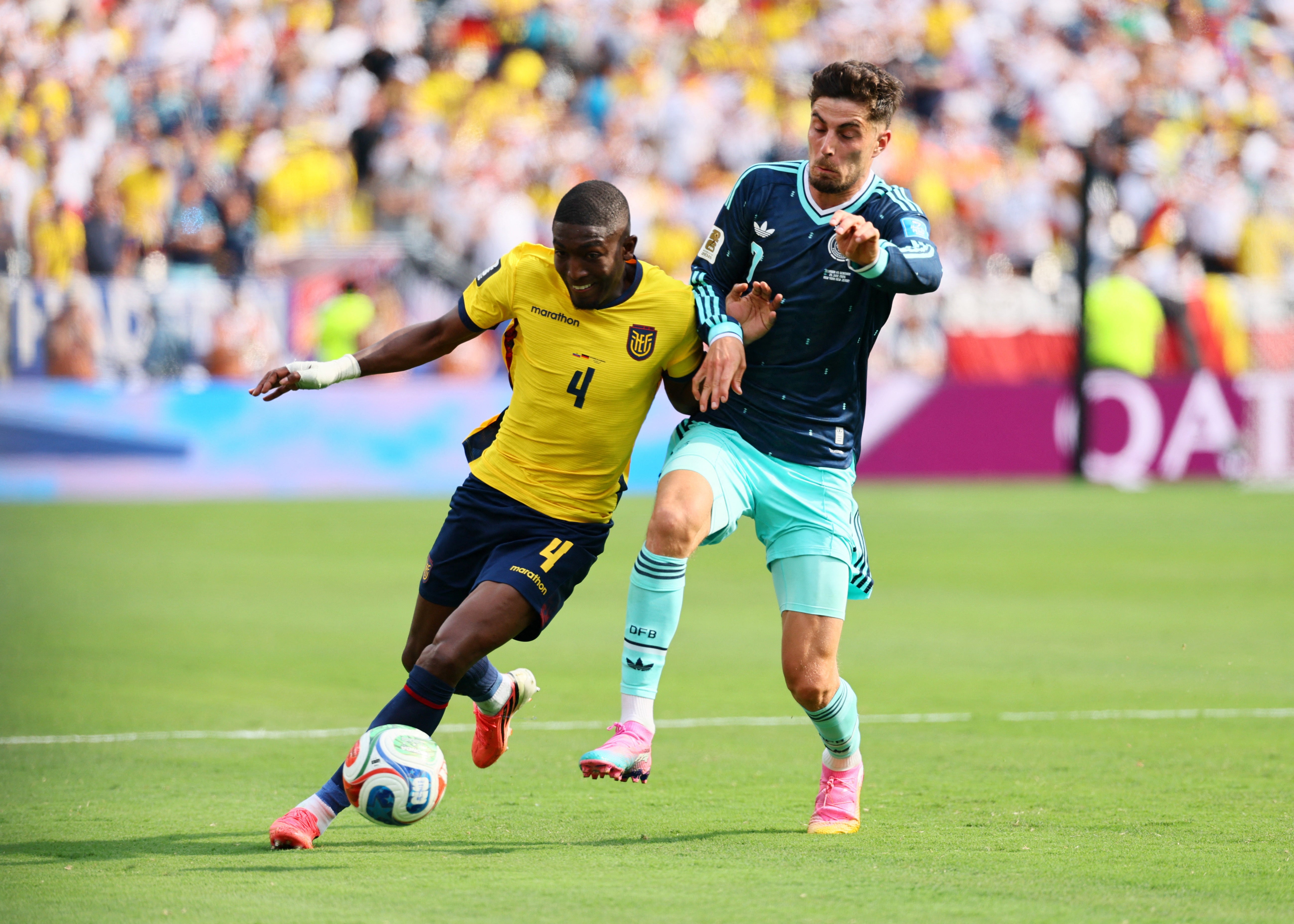 Havertz was one of several Germany players who struggled on the day