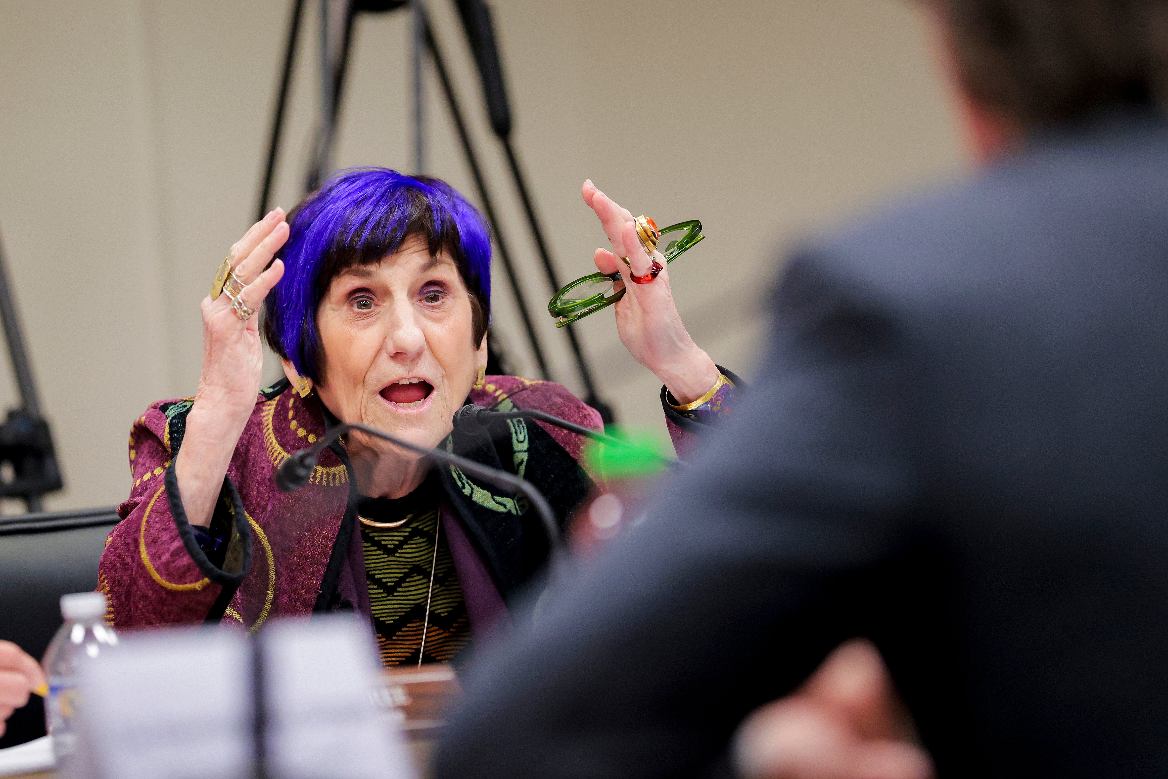 Trump aide Steven Cheung and Democratic Rep. Rosa DeLauro traded personal insults on X following a Monday congressional hearing