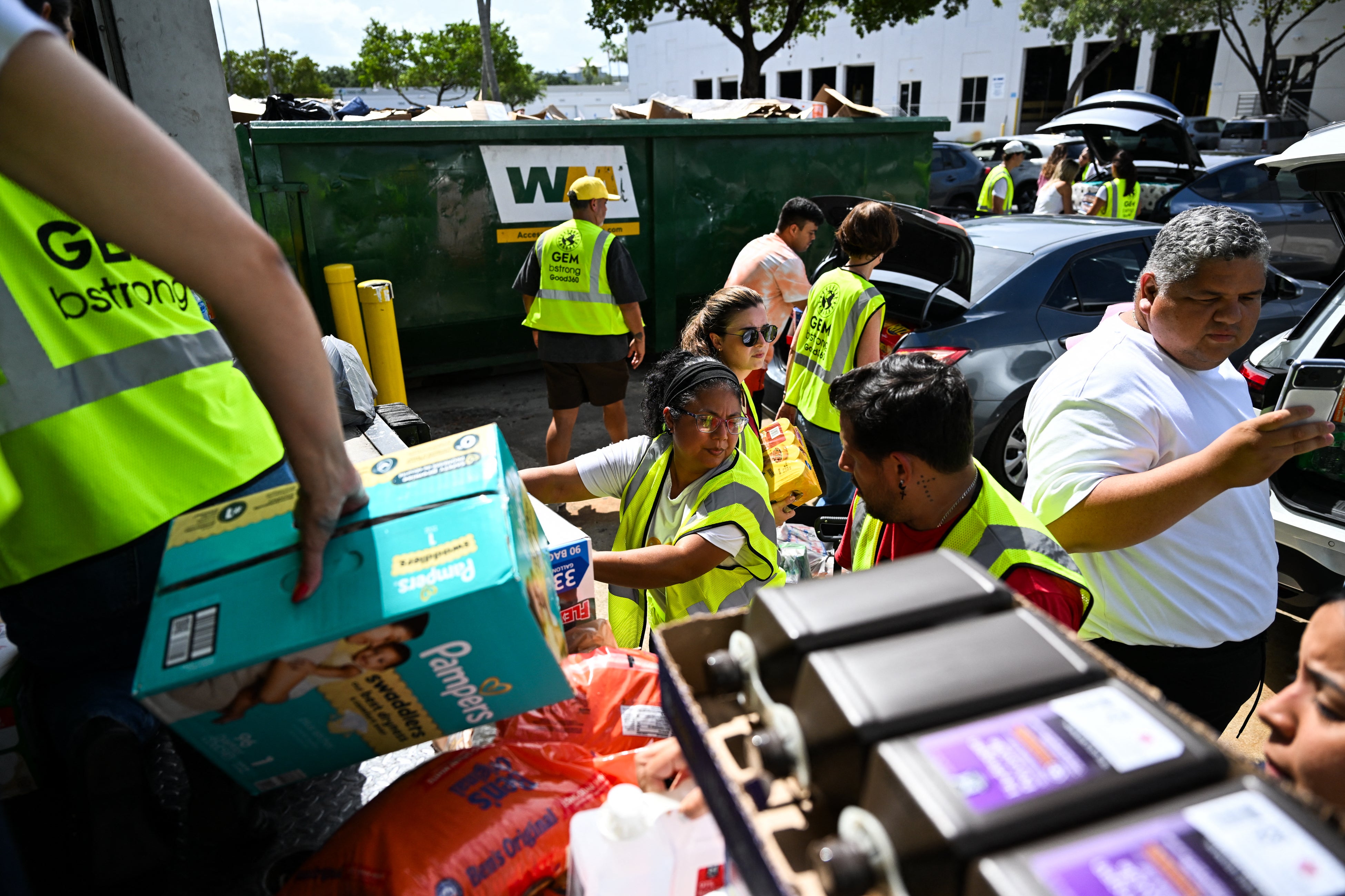 In Florida, workers for the Doral-based aid group Global Empowerment Mission on Thursday packed medical supplies, toiletries, cases of bottled water and nonperishable foods to be sent to Venezuela