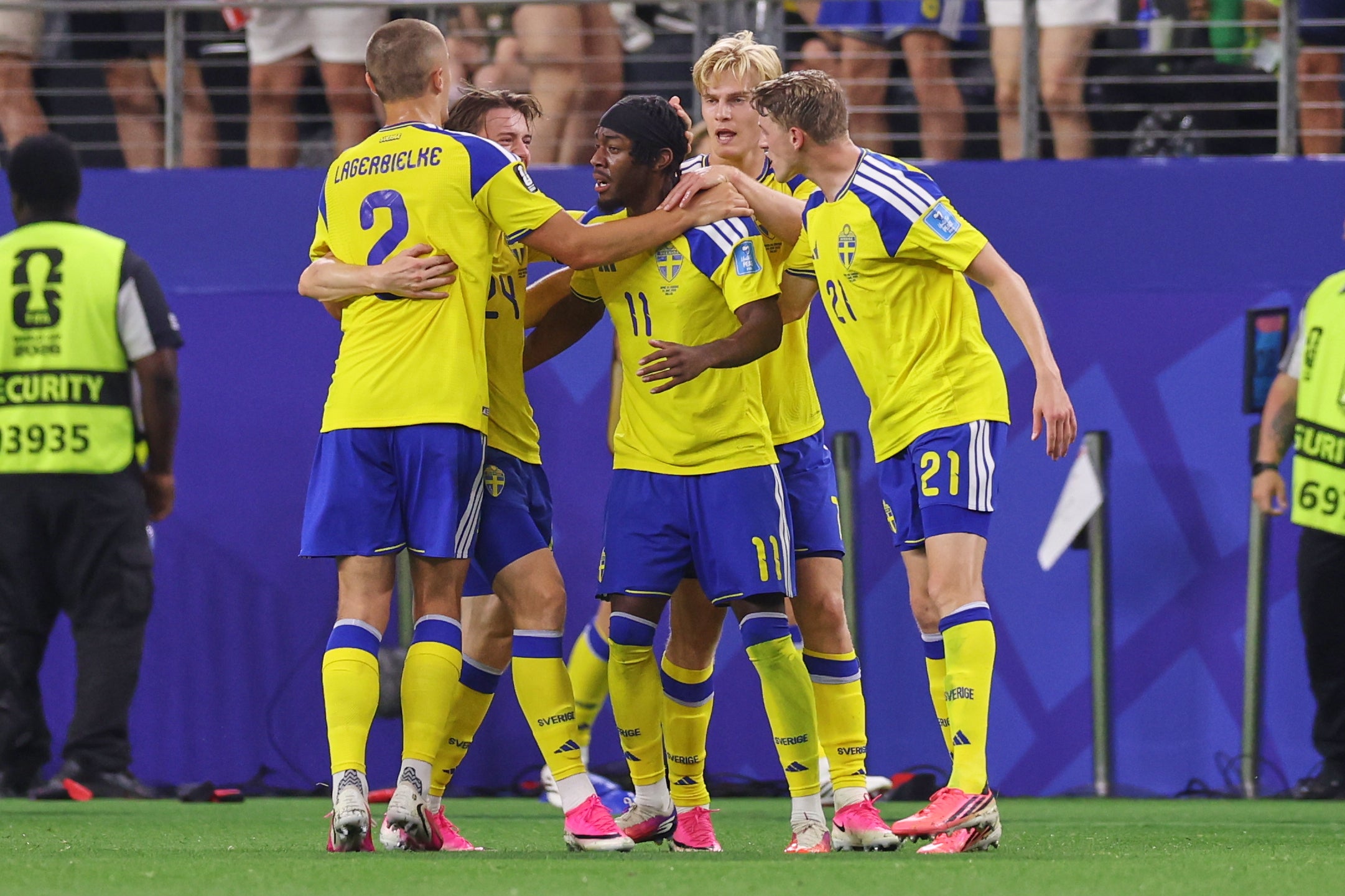 Elanga urged his team to go for more goals, unaware that a draw was good enough for qualification