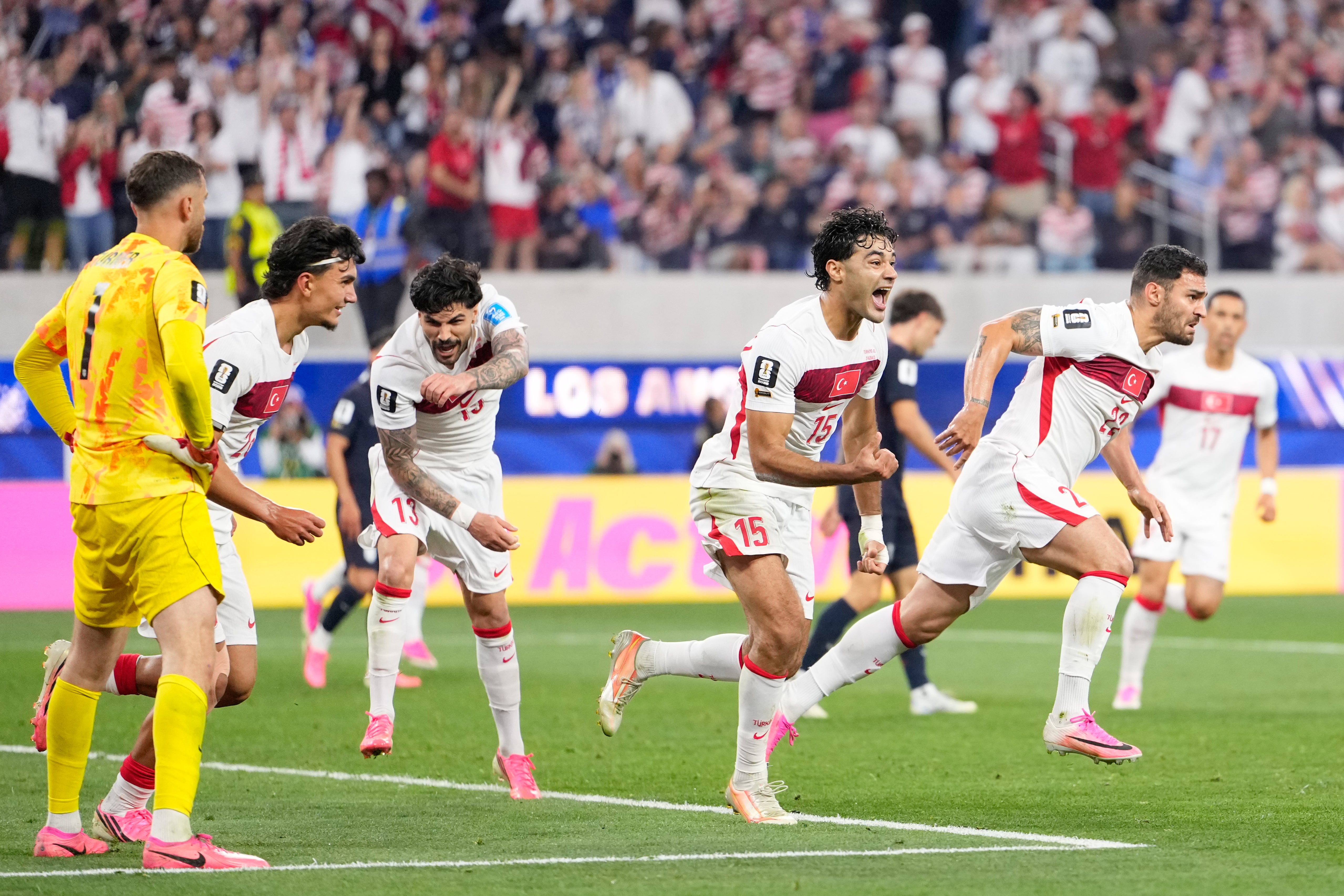 Kaan Ayhan scored a winner with the last kick of the game for Turkey