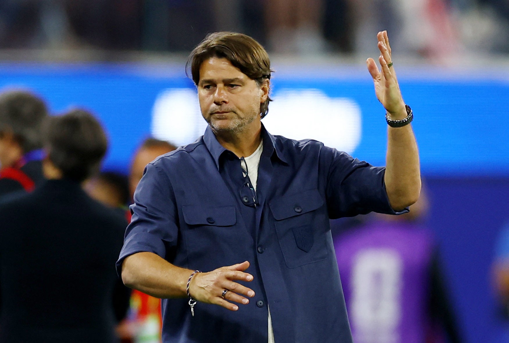 Mauricio Pochettino uncharacteristically lost his cool after the USA were beaten by Turkey