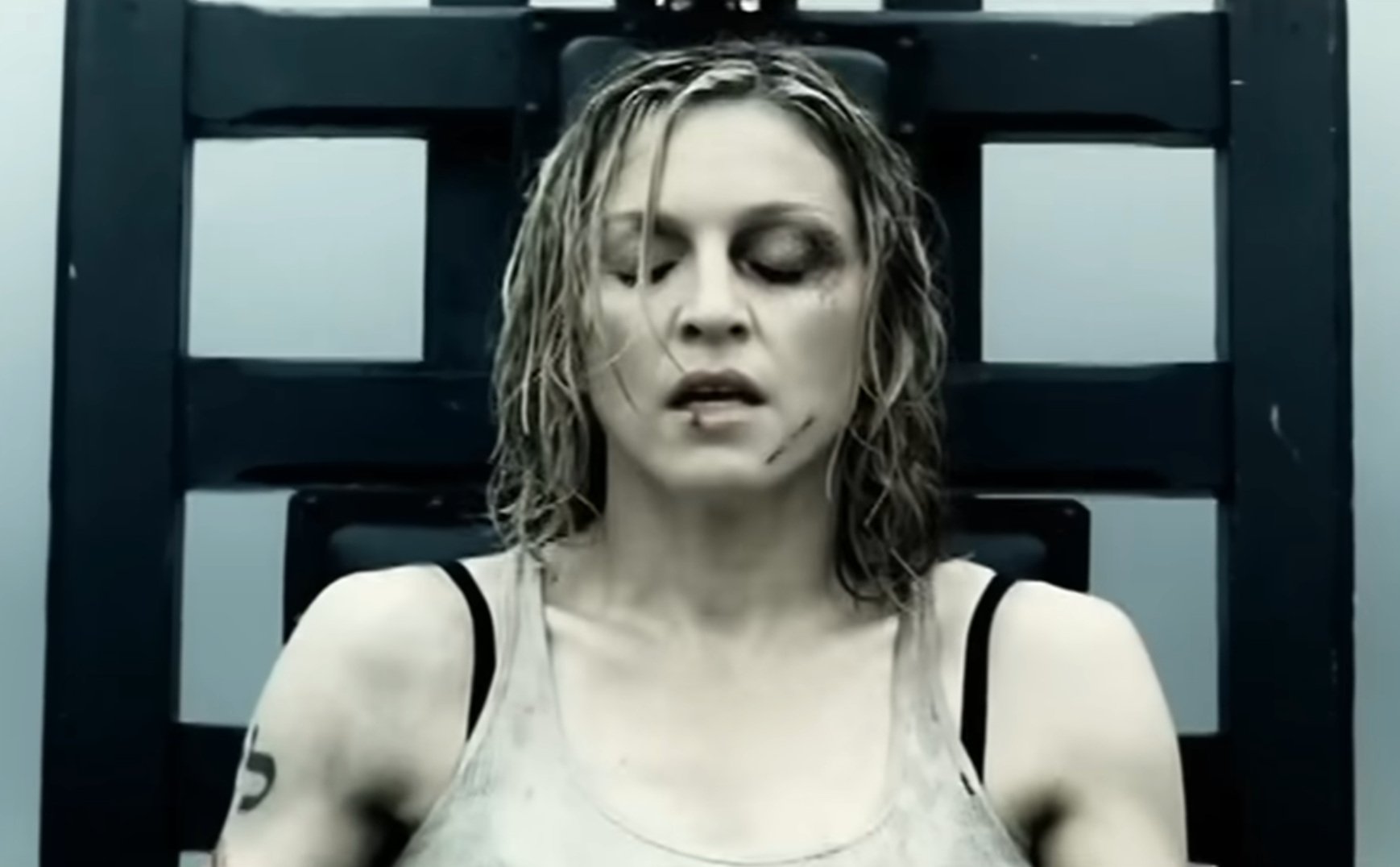 Madonna in her video for ‘Die Another Day’