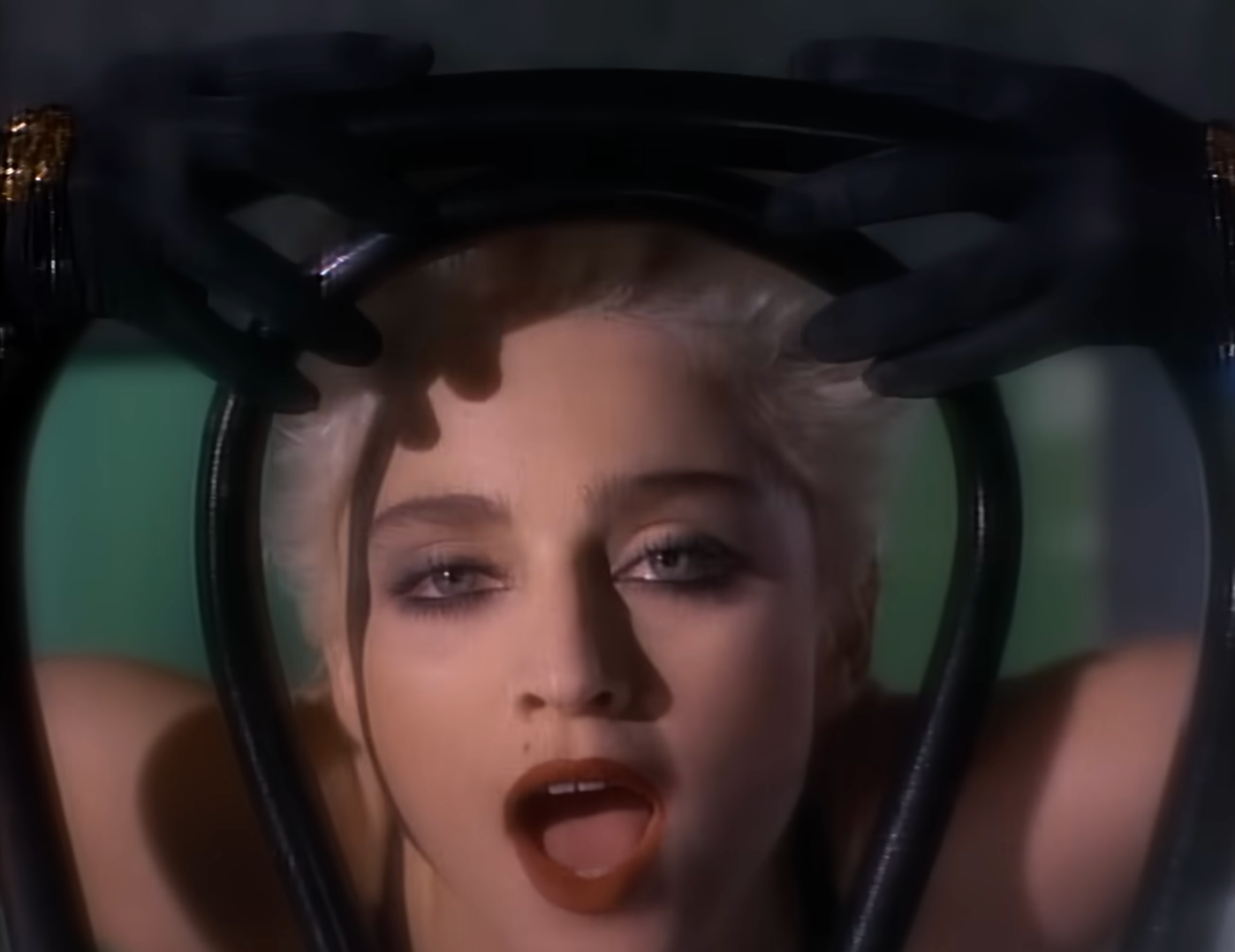 Madonna in her video for ‘Open Your Heart’