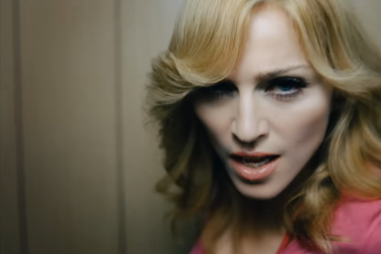Madonna in her video for ‘Hung Up’ (Warner Bros)