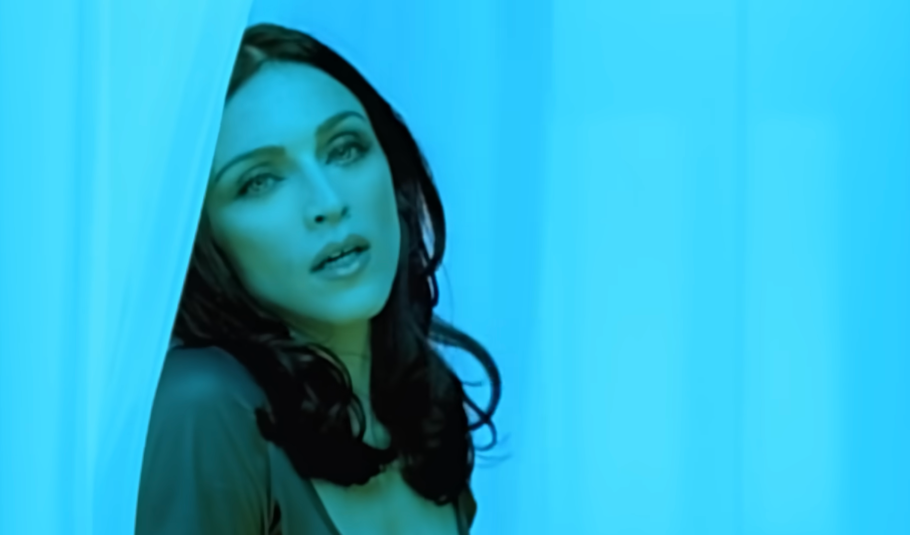 Madonna in her video for ‘The Power of Good-Bye’
