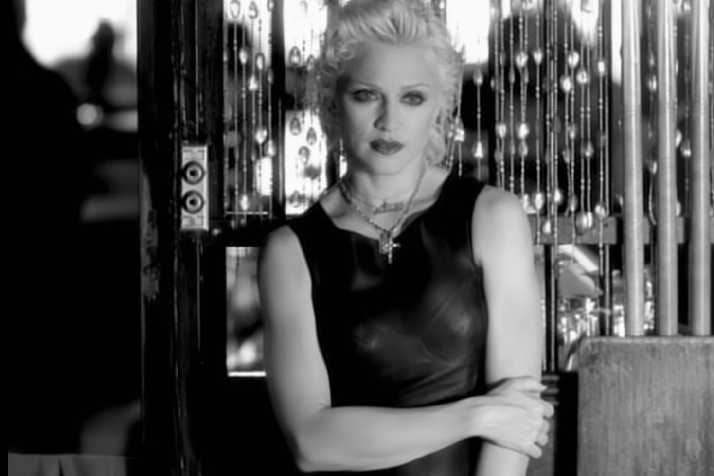 Madonna in her video for ‘Secret’ (Warner Bros)