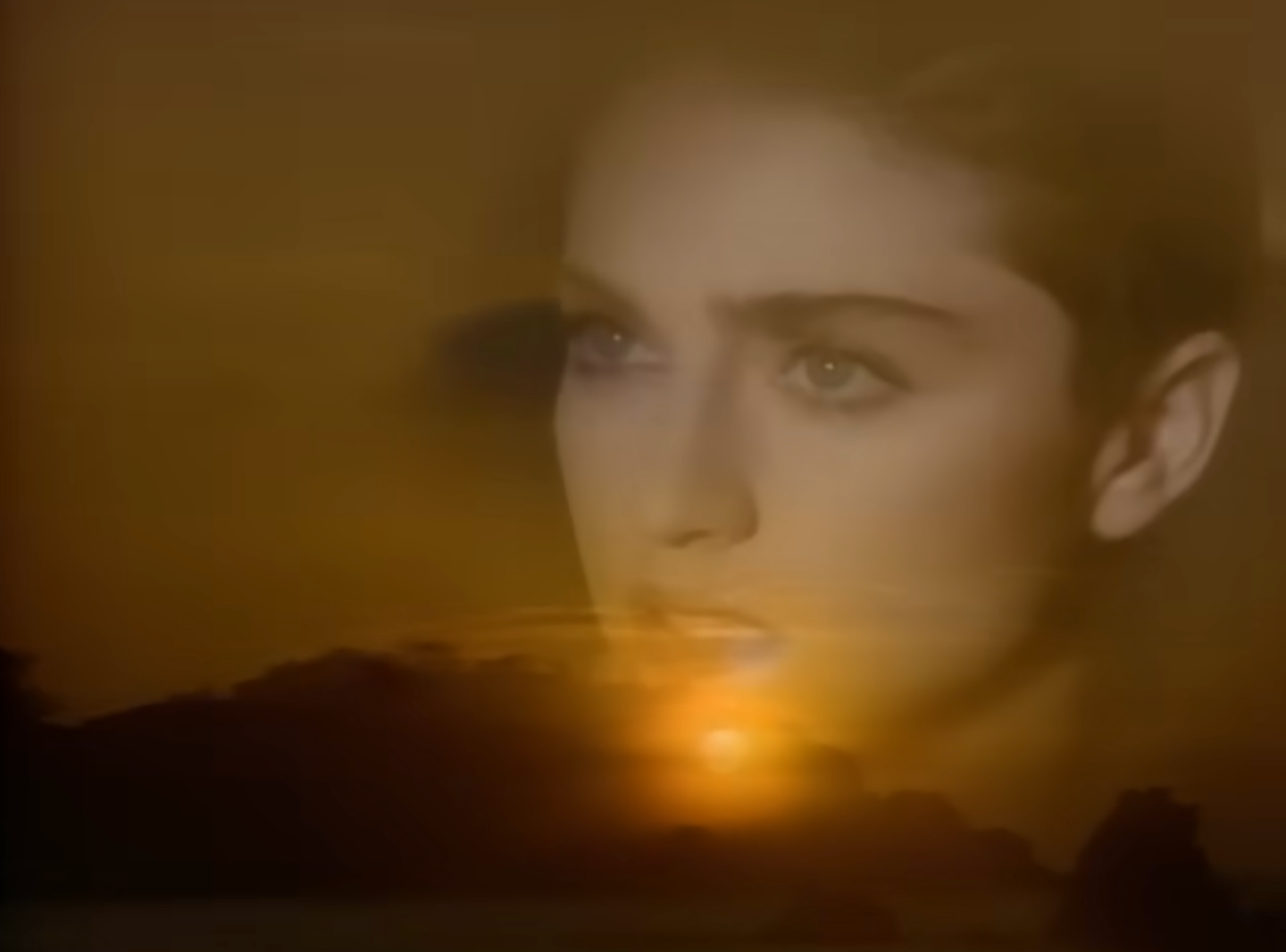 Madonna in her video for ‘La Isla Bonita’