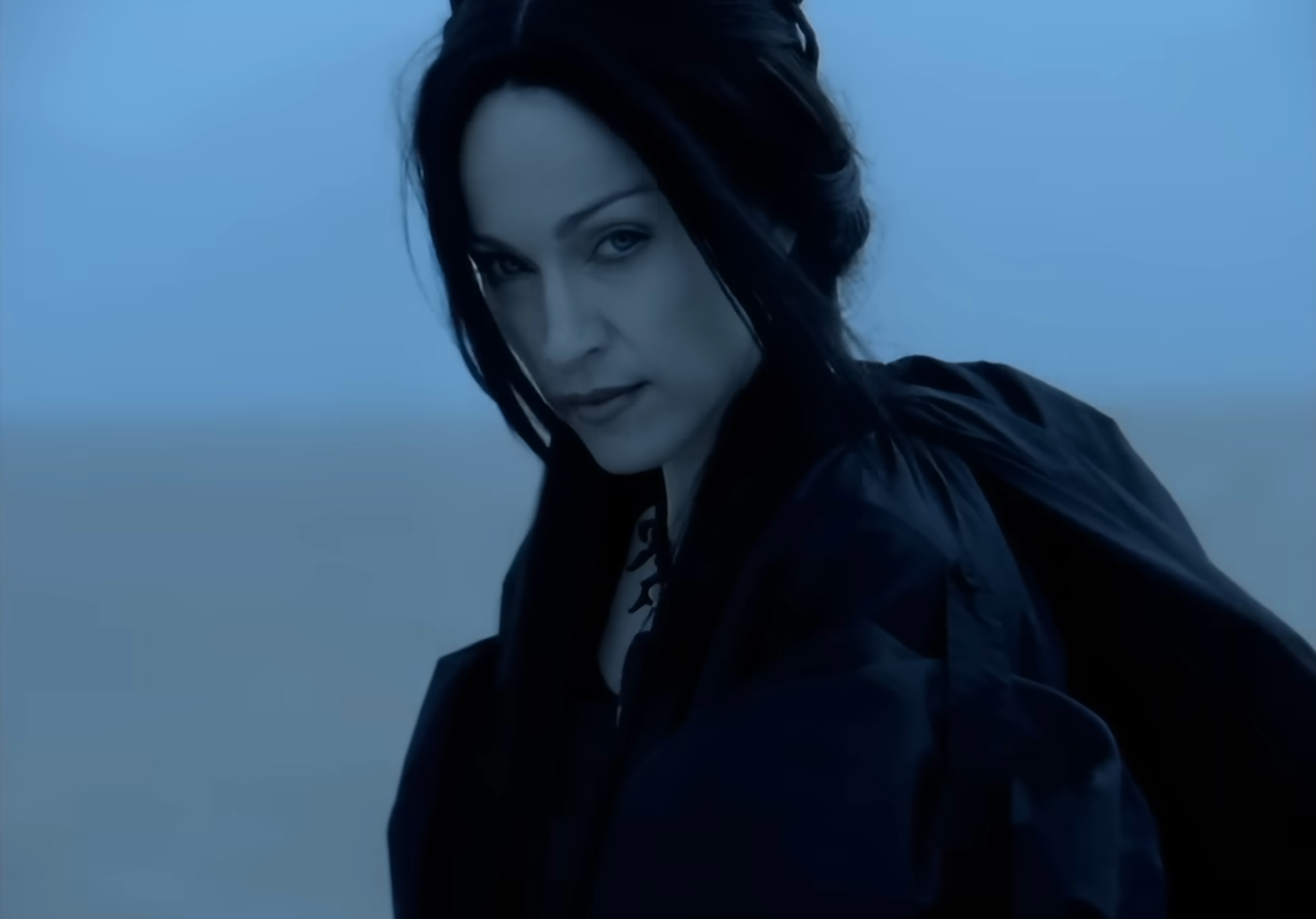 Madonna in her video for ‘Frozen’