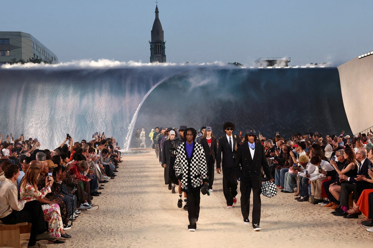 Louis Vuitton faces backlash over Paris Fashion Week waterfall during heatwave