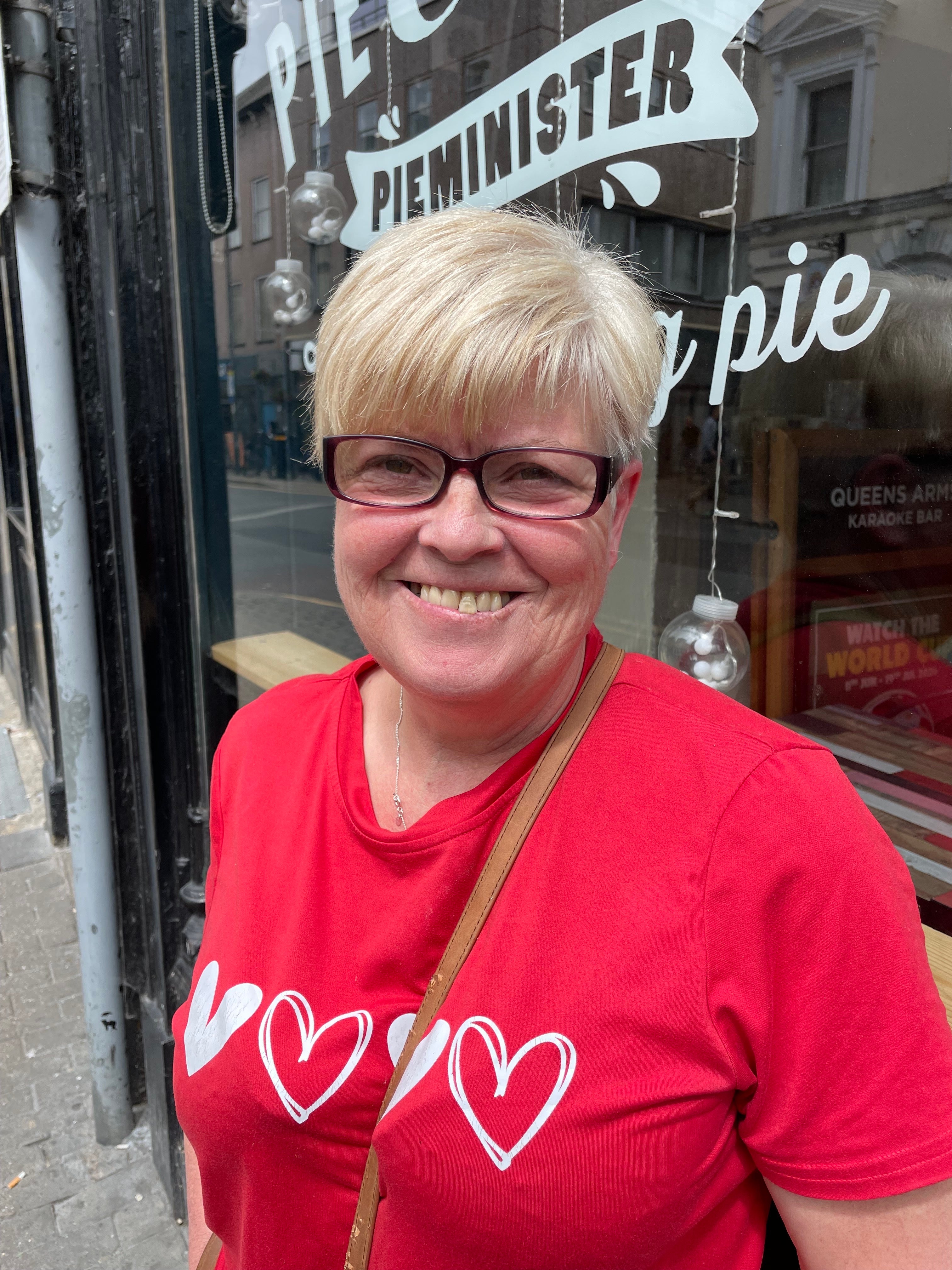 Tracey Morris, a cleaner from Hereford