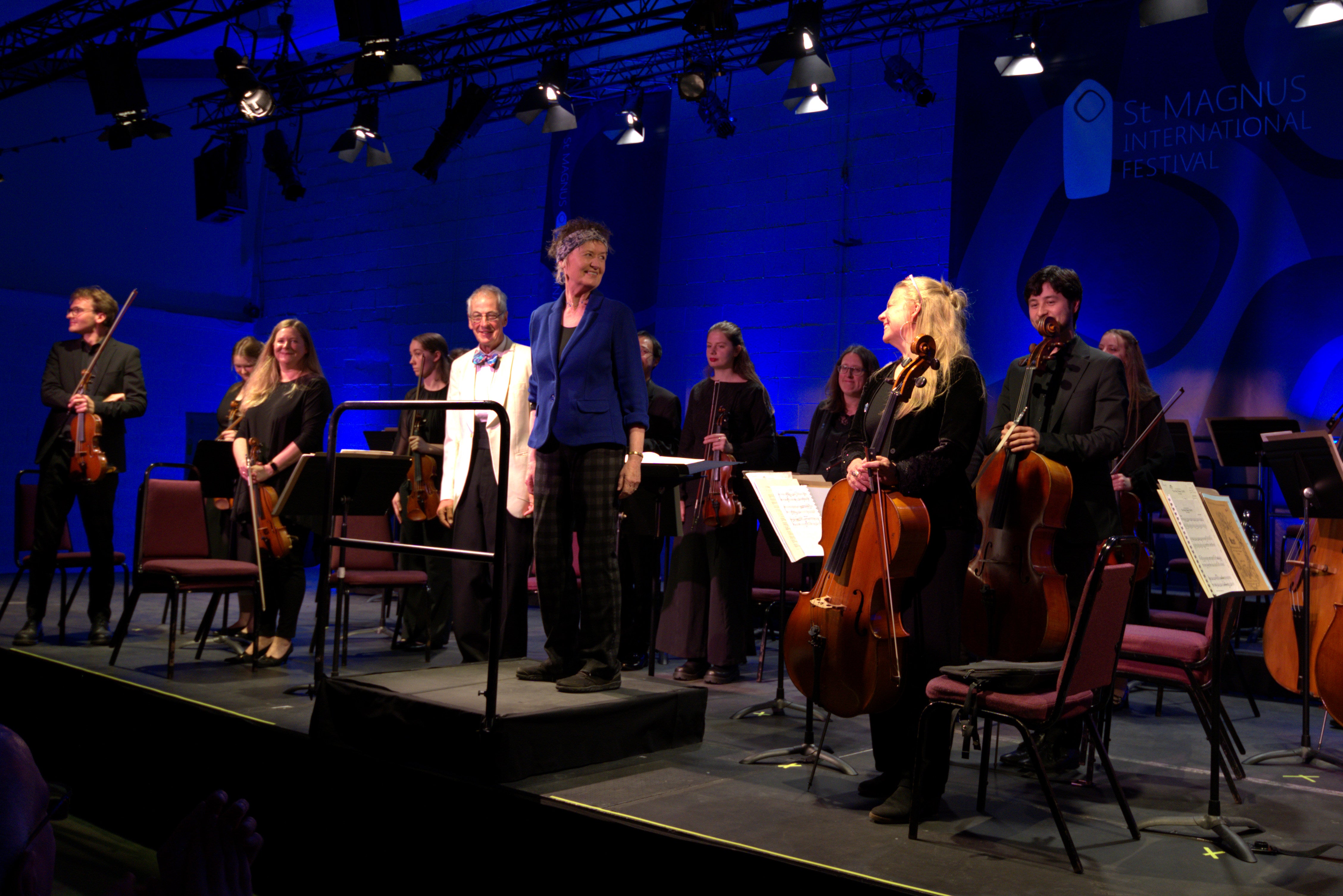 Sally Beamish at St Magnus's opening concert (Martin Laird https://martinlaird)