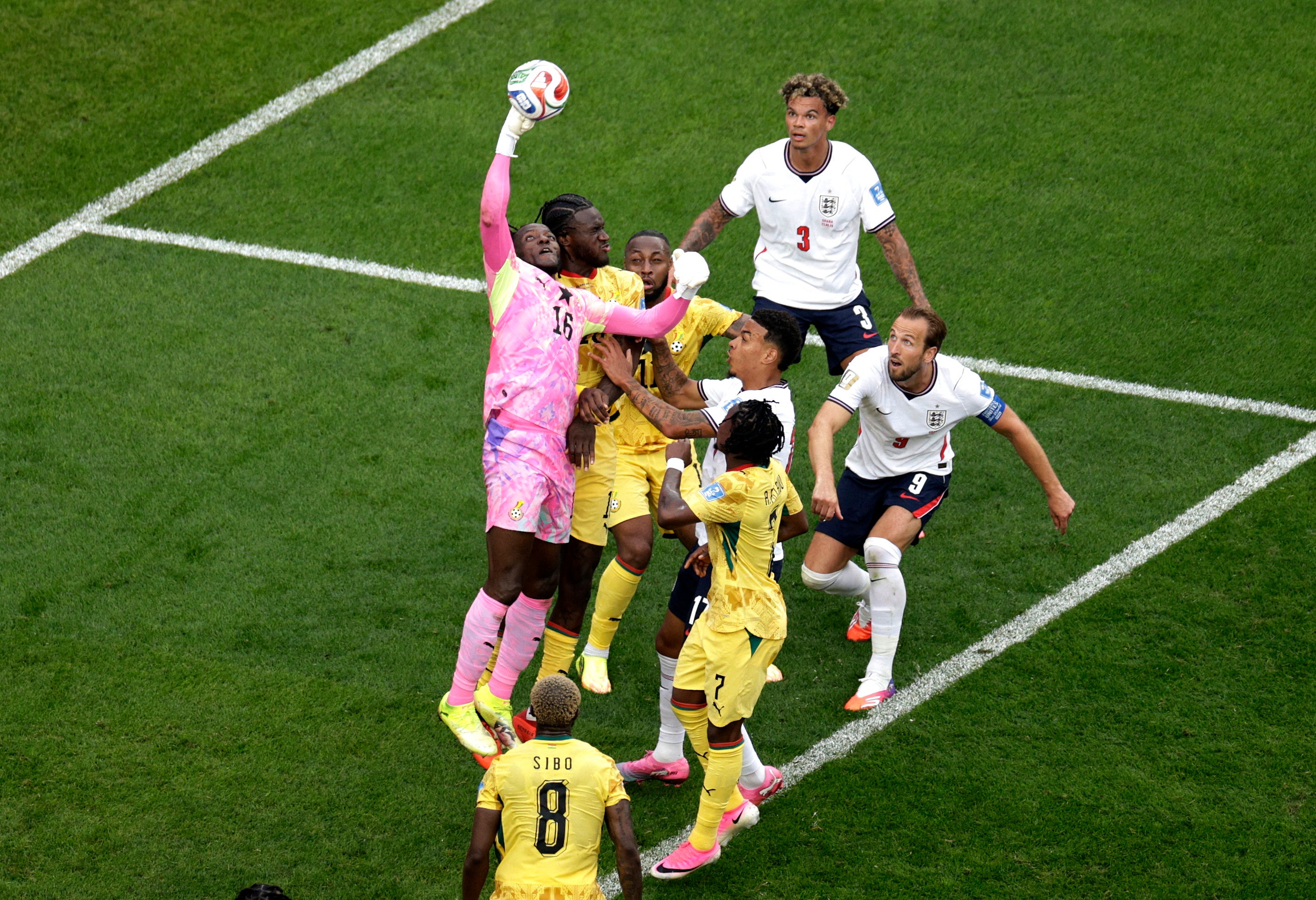 Asare kept a clean sheet against England
