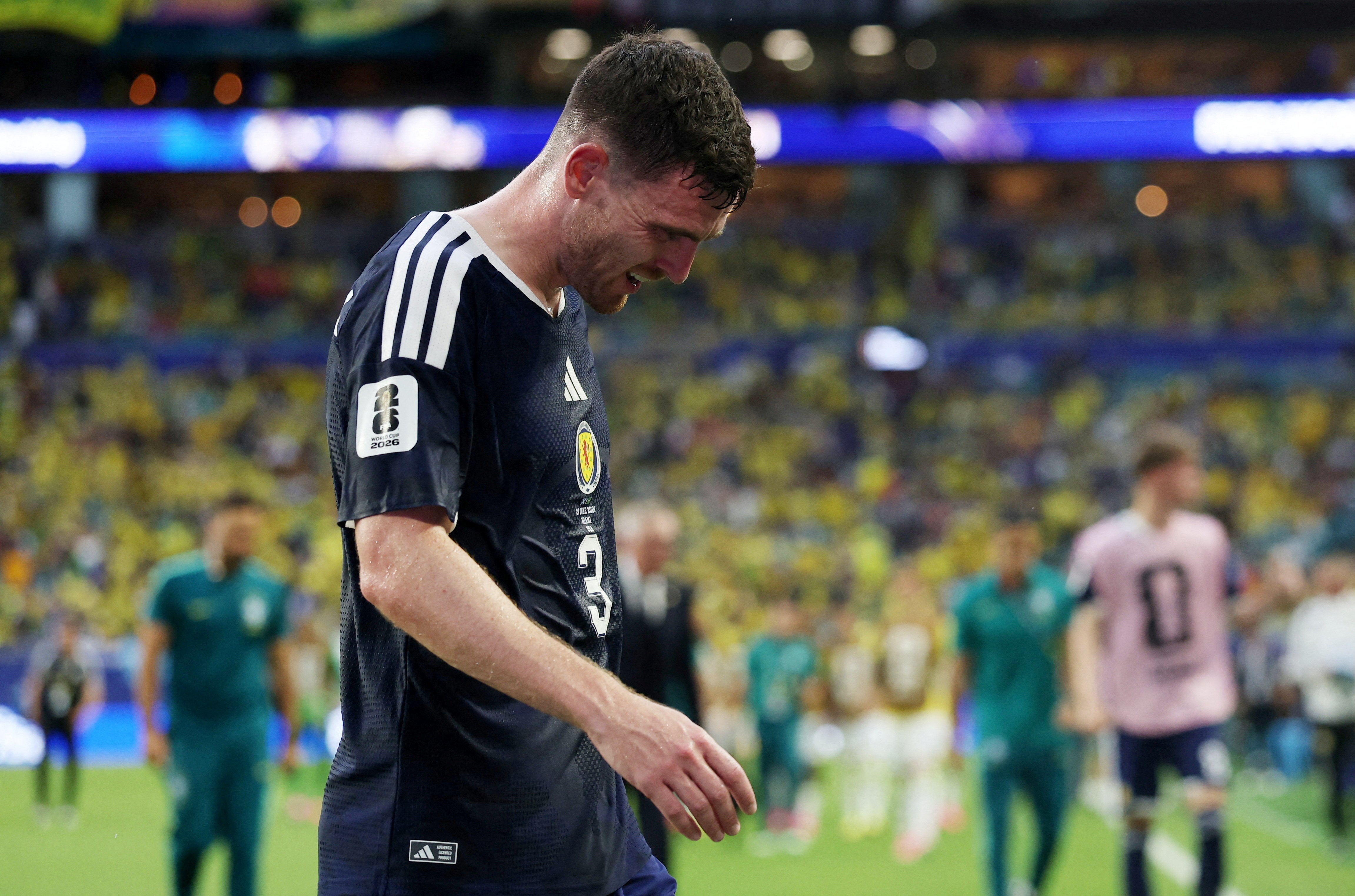 Scotland captain Andy Robertson had accepted the Tartan Army were probably going home after the defeat to Brazil