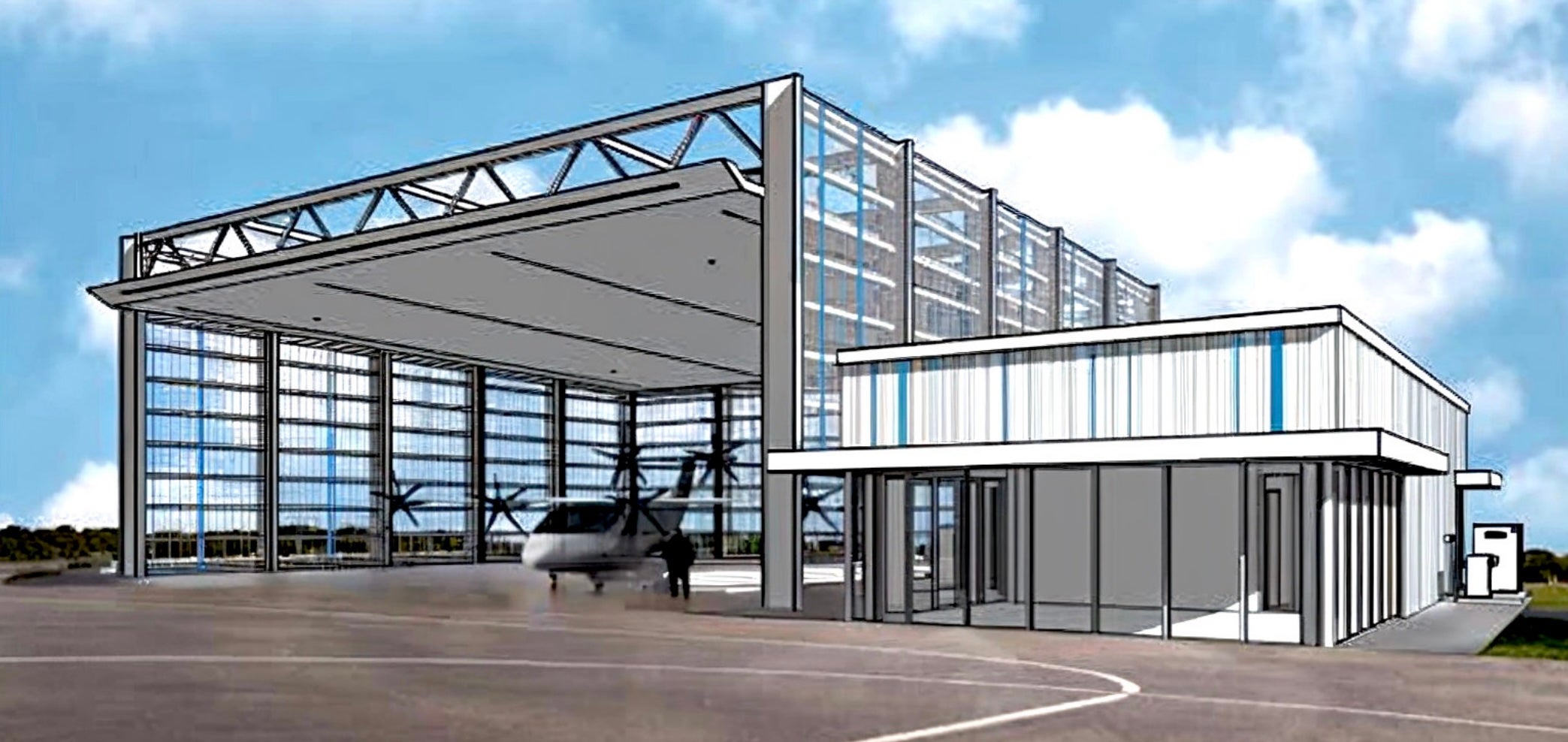 The facility, pictured in a rendering, is projected to cost $8.3 million