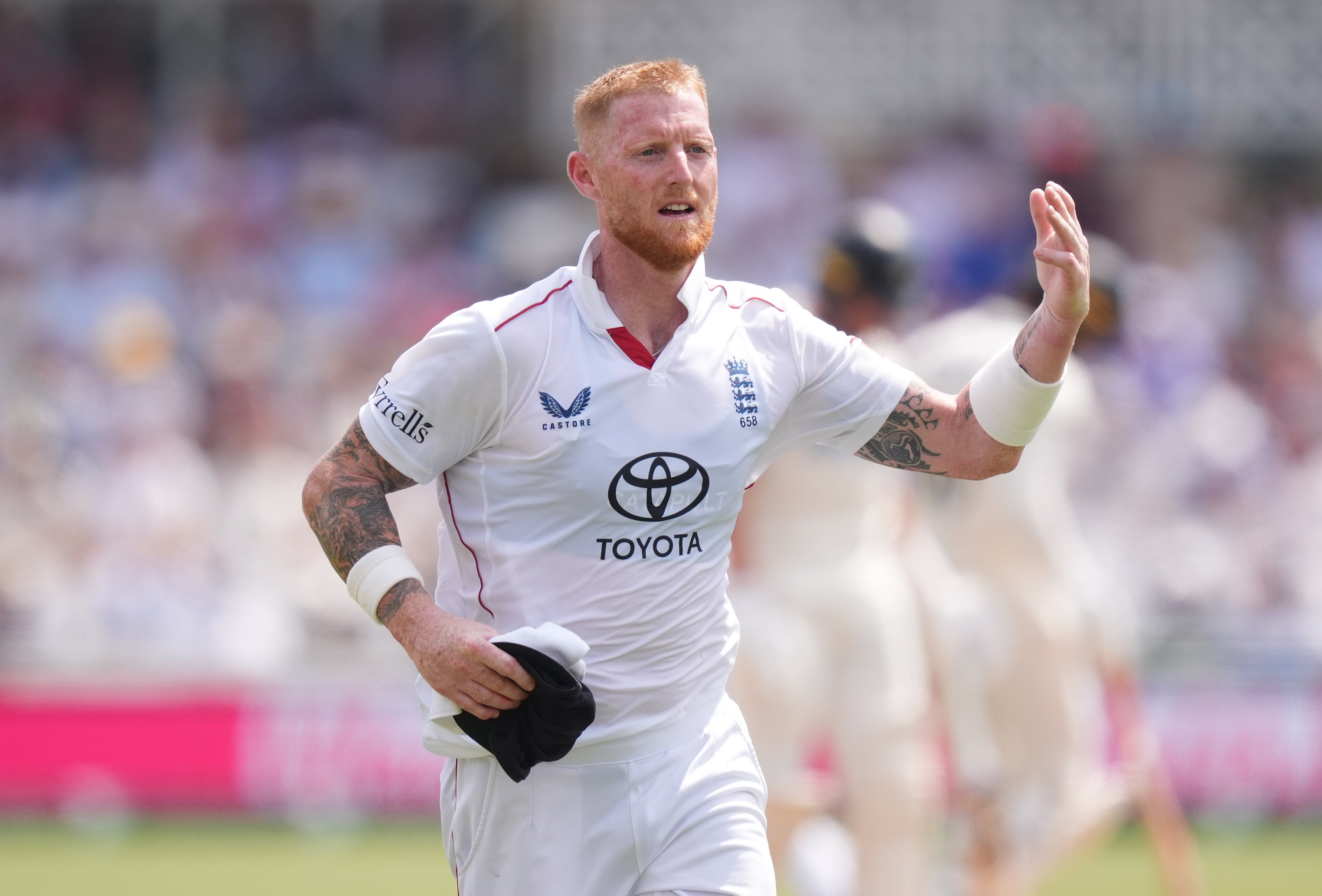 Ben Stokes reached a milestone on day two (Mike Egerton/PA)