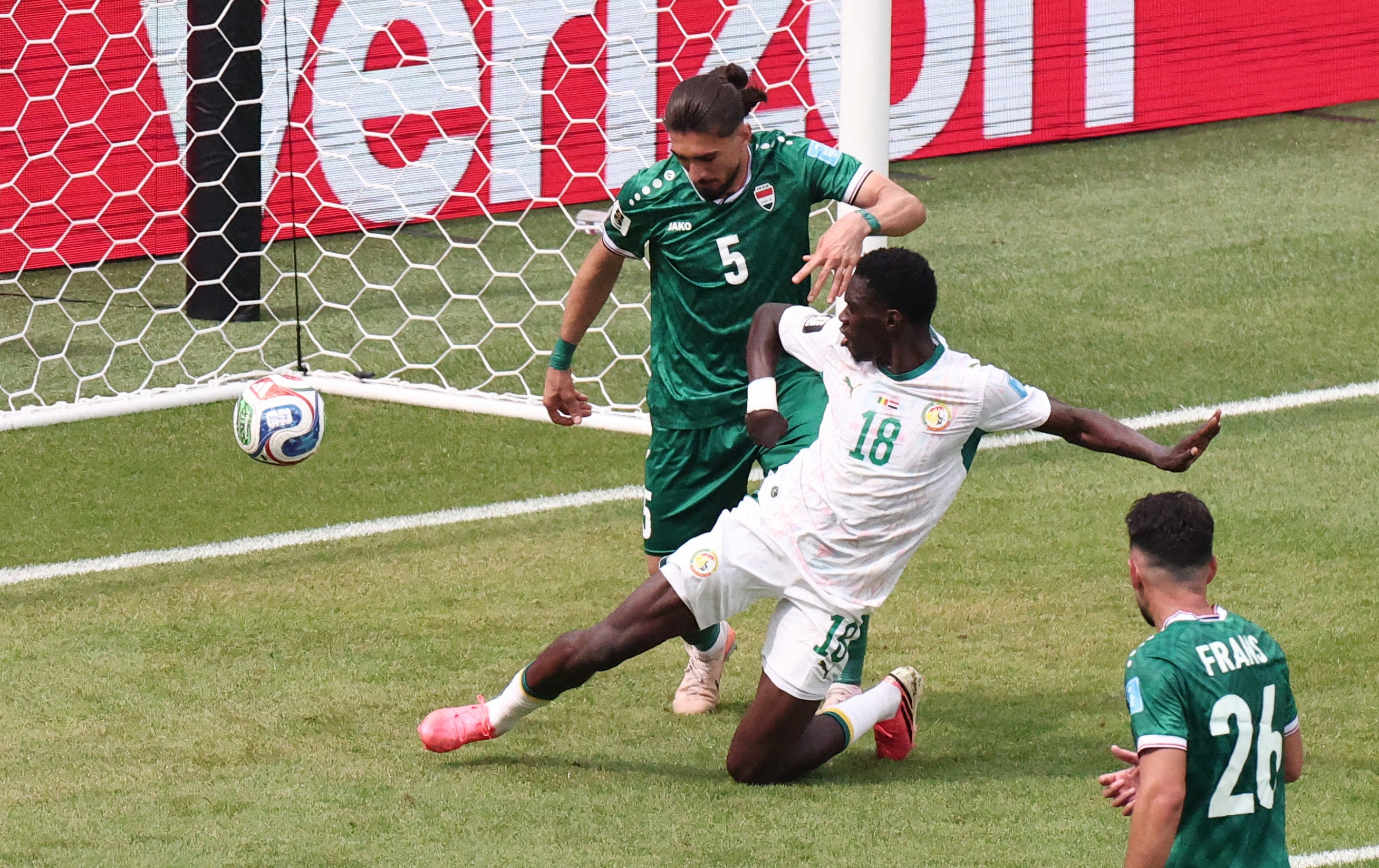 Ismaila Sarr scored for Senegal as they swept Iraq aside in Group I