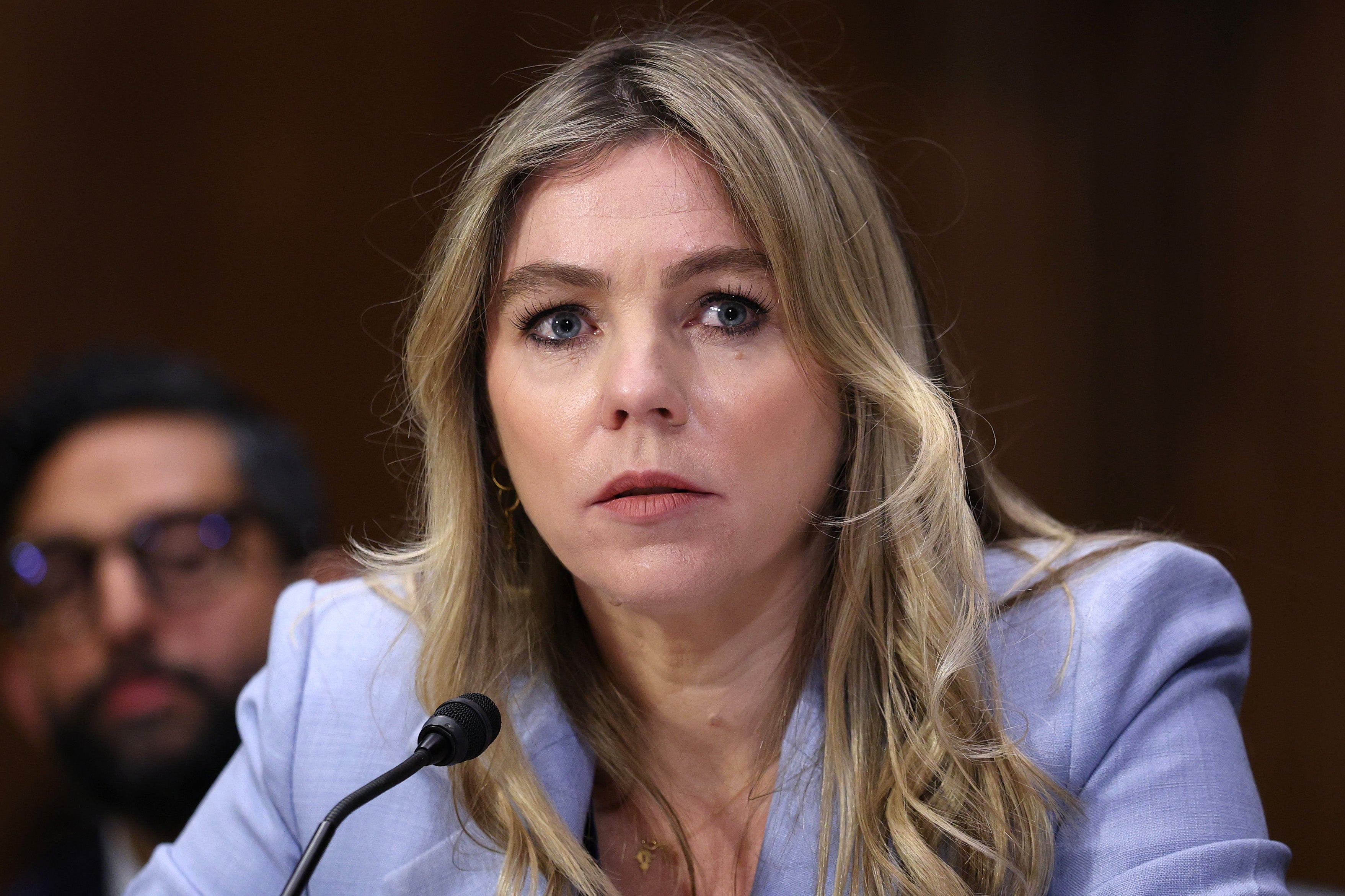 Facebook whistleblower Sarah Wynn-Williams was forced to sit in total silence on stage. Now she&rsquo;s suing Meta for gagging her