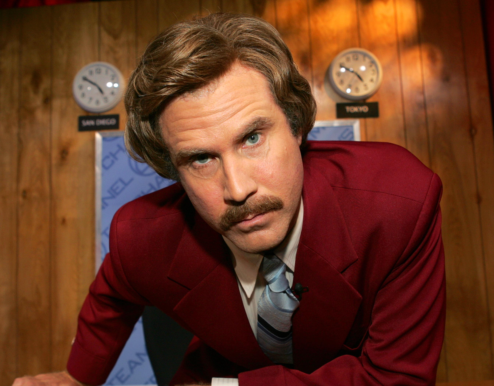 Will Ferrell als „Anchorman“-Charakter Ron Burgundy