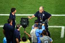 Marcelo Bielsa snaps at reporter as Uruguay’s dismal World Cup ends in ‘disgrace’