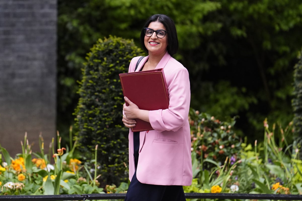 Home Secretary Shabana Mahmood arrives for a Cabinet meeting in London