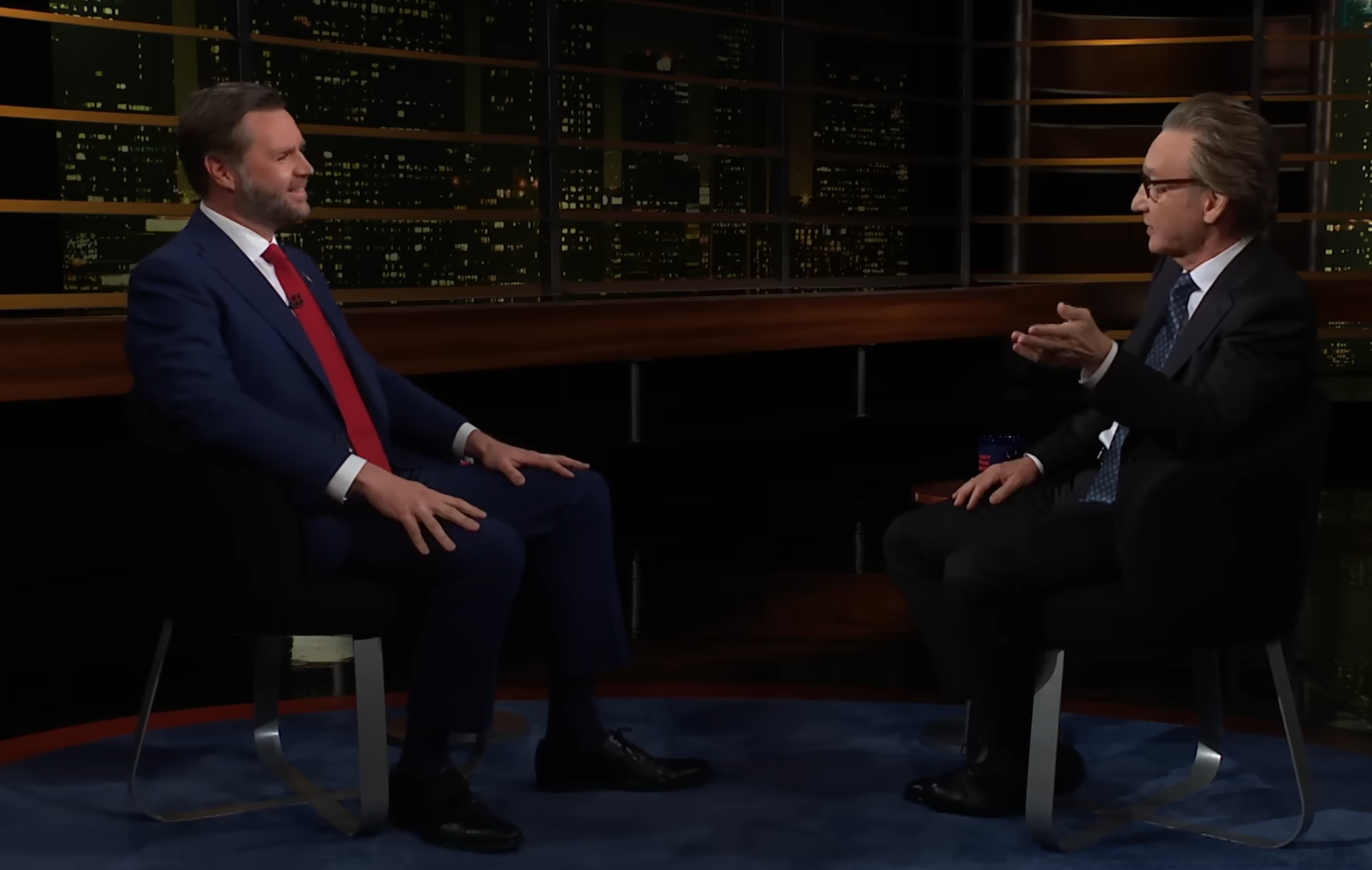 Bill Maher confronted JD Vance over Trump's election fraud claims
