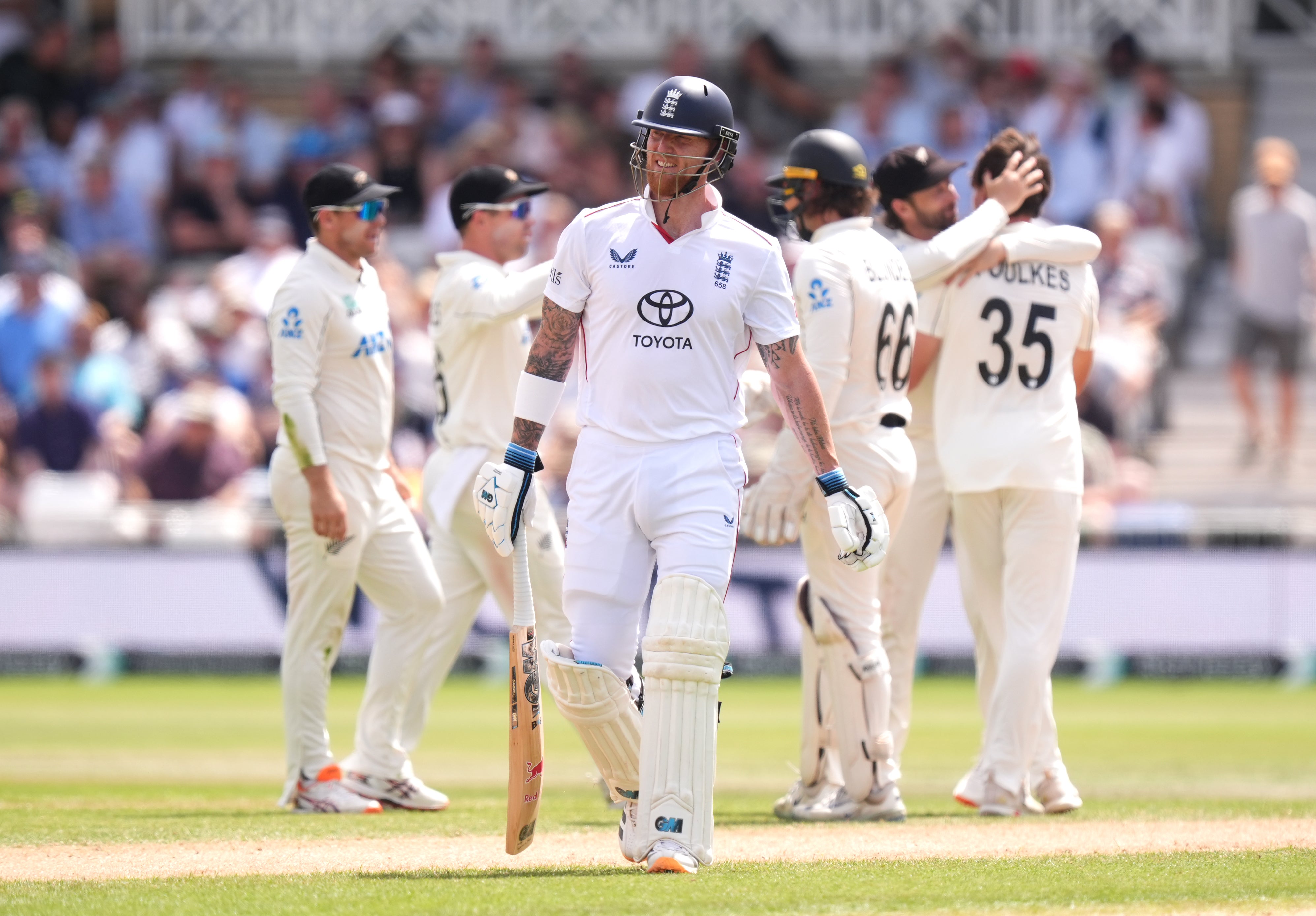 Ben Stokes was unable to halt England’s decline (Mike Egerton/PA)