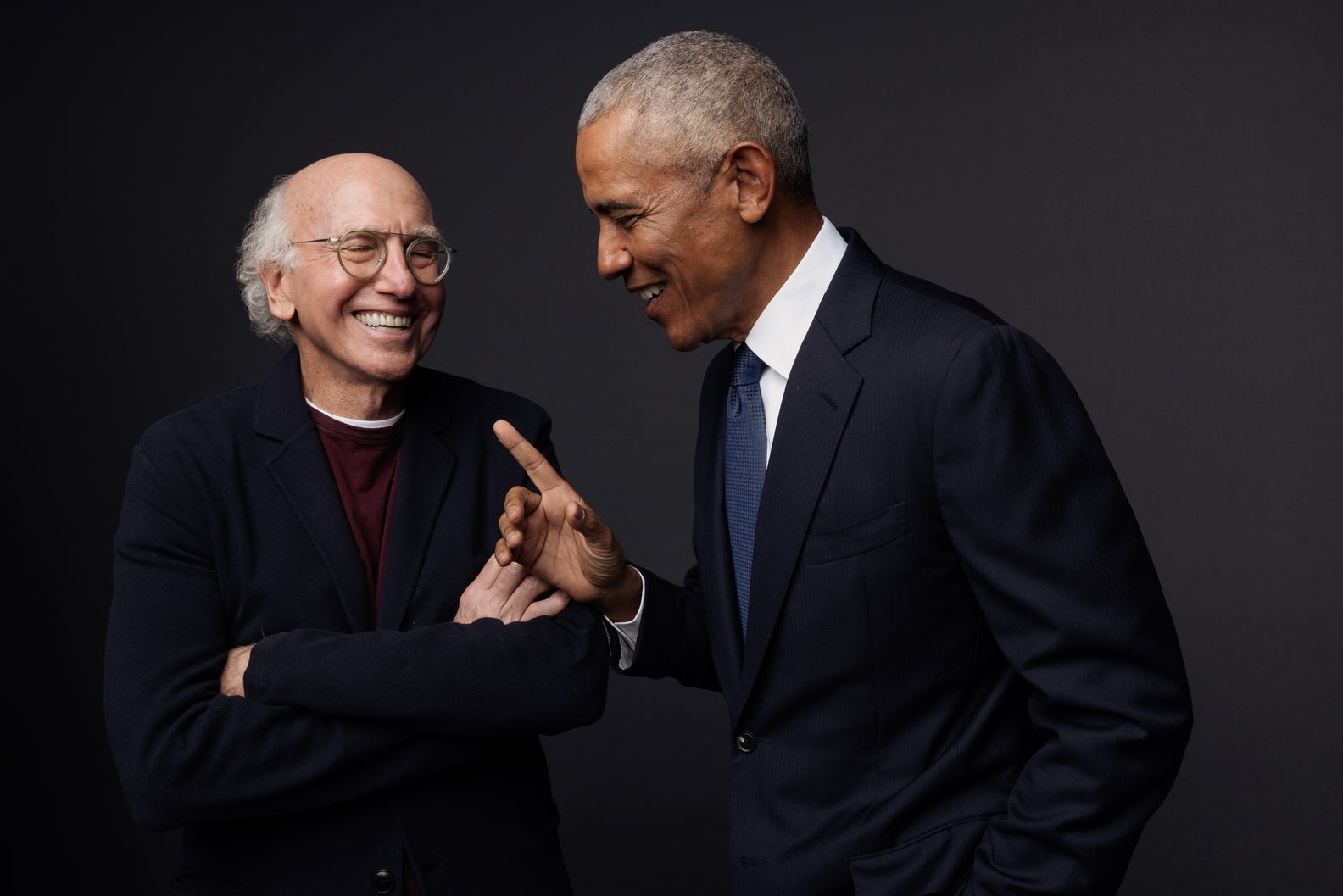 Larry David teamed up with the Obamas on his new limited comedy series, 'Life, Larry and the Pursuit of Unhappiness'
