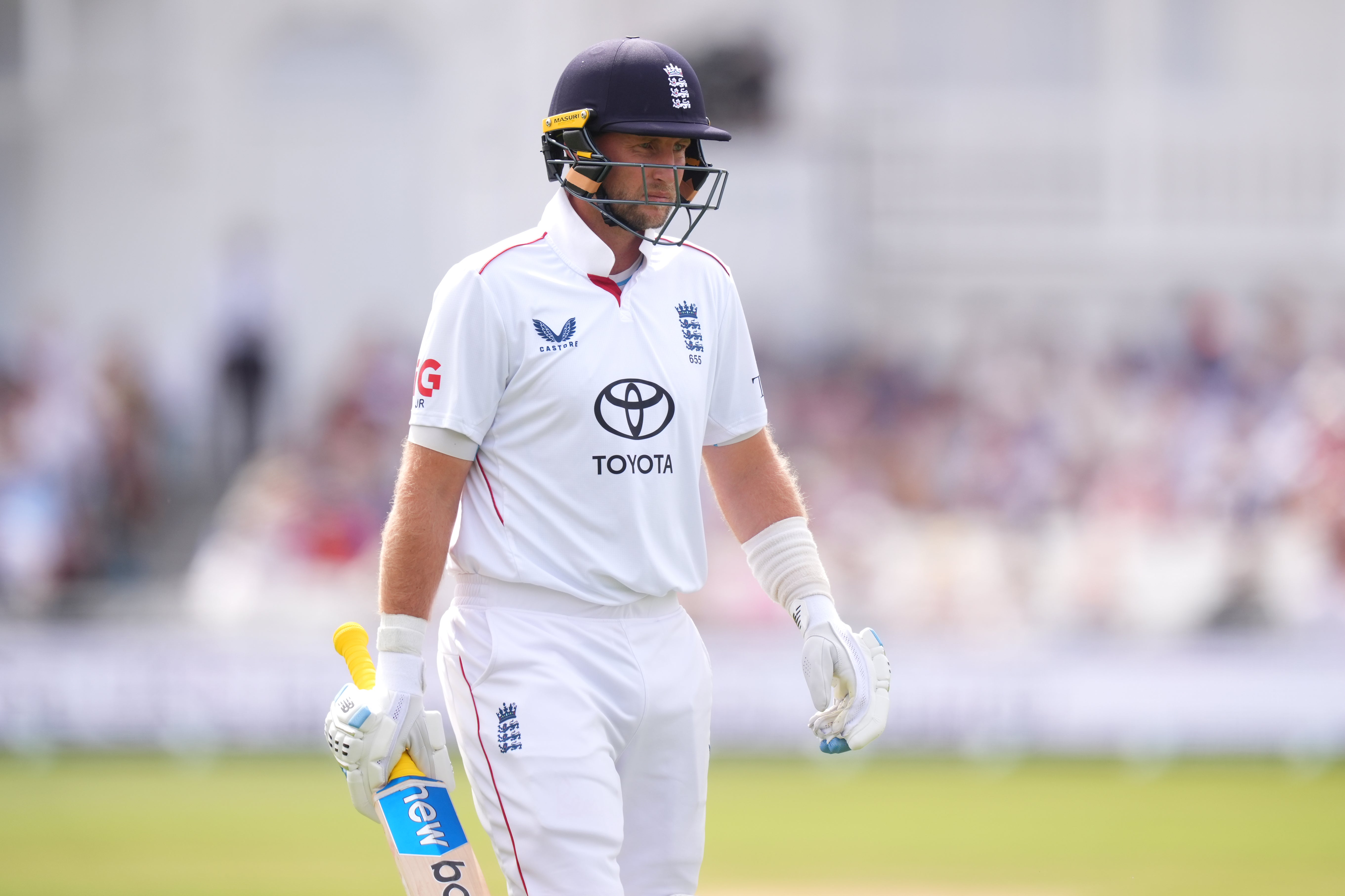 England’s star batsman Joe Root was out early, undone by Nathan Smith