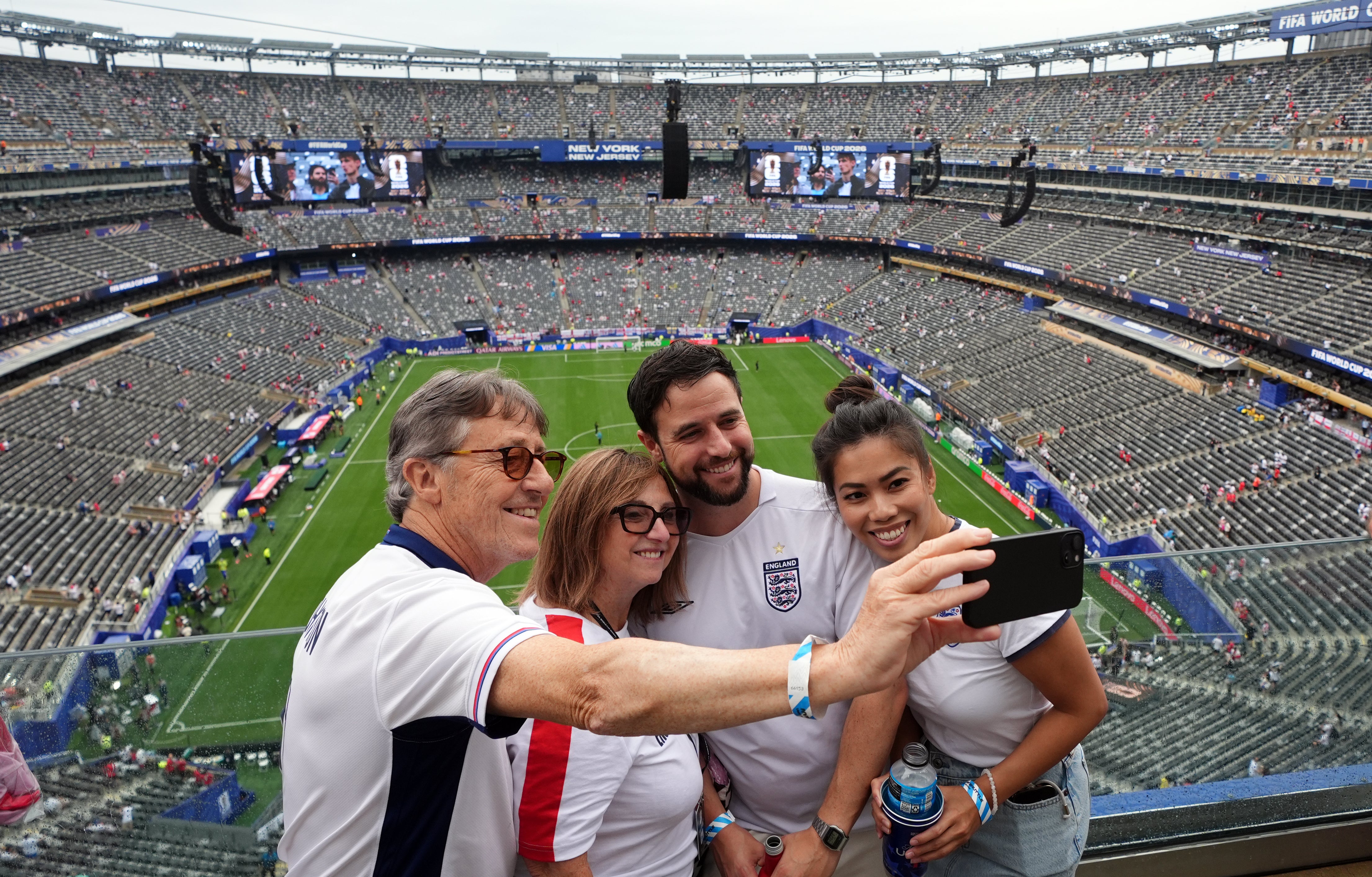 England fans (Martin Rickett/PA) (PA Wire)